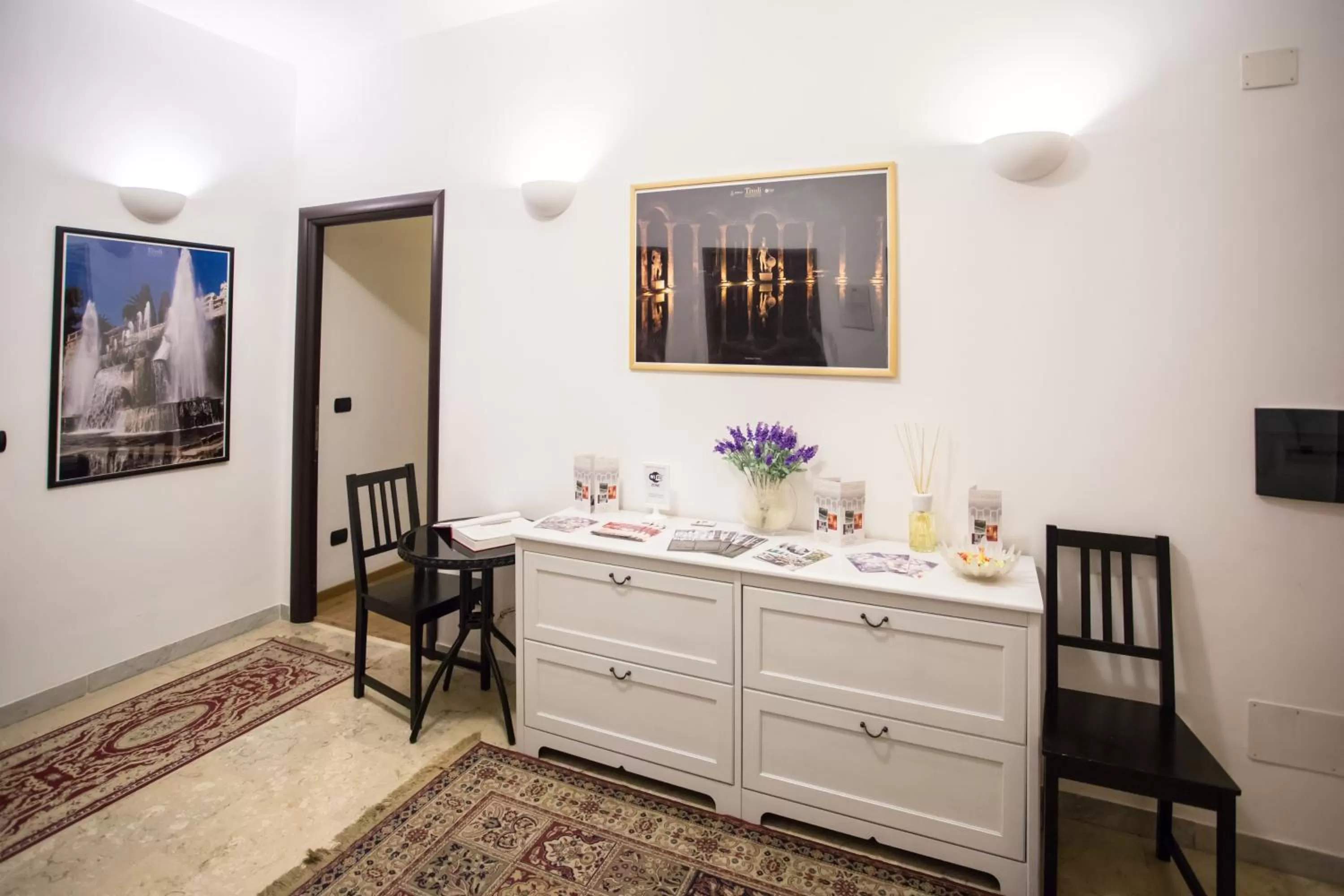 Lobby or reception in B&B Villa Adriana