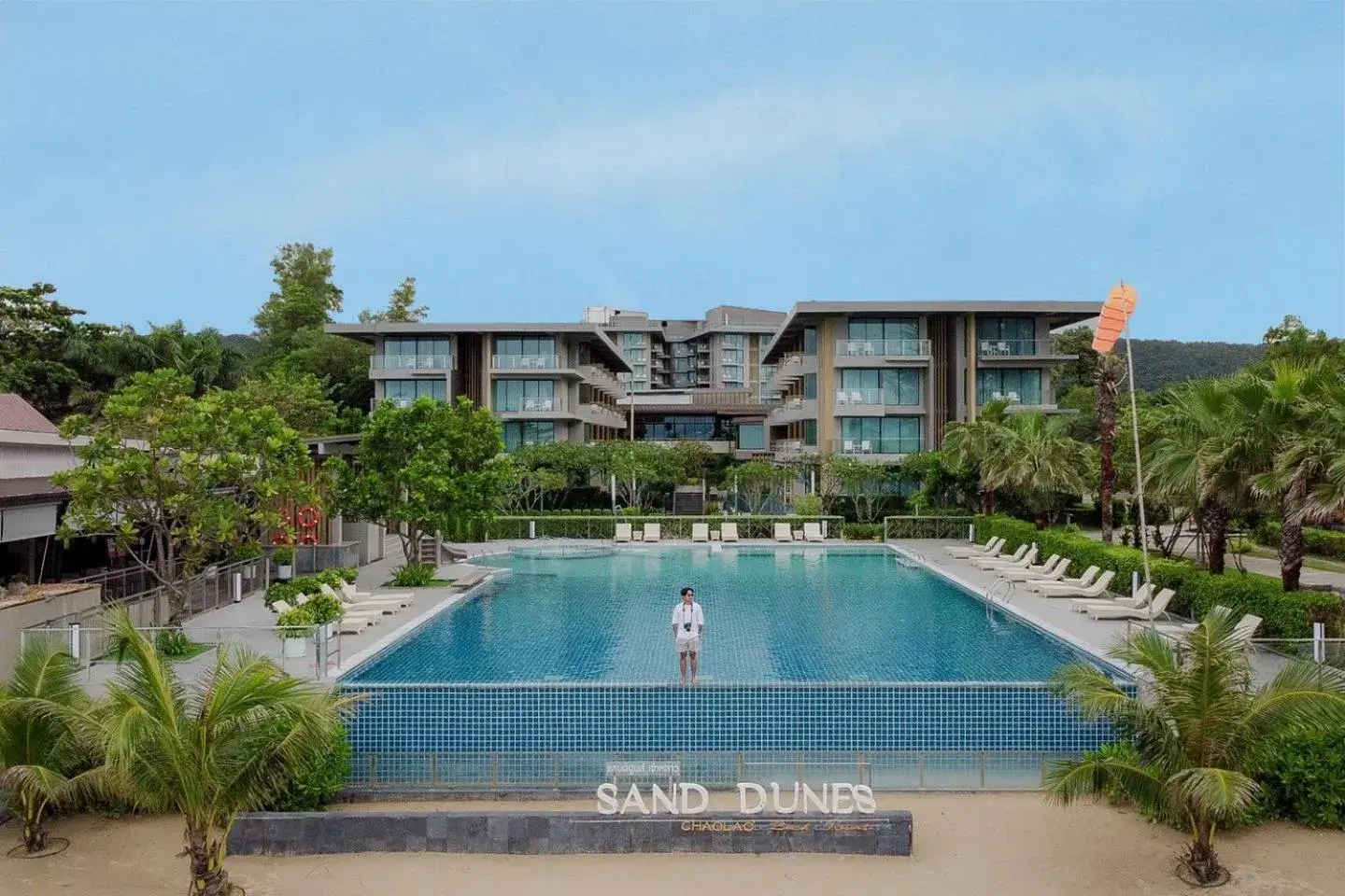 Property building, Swimming Pool in Sand Dunes Chaolao Beach Resort