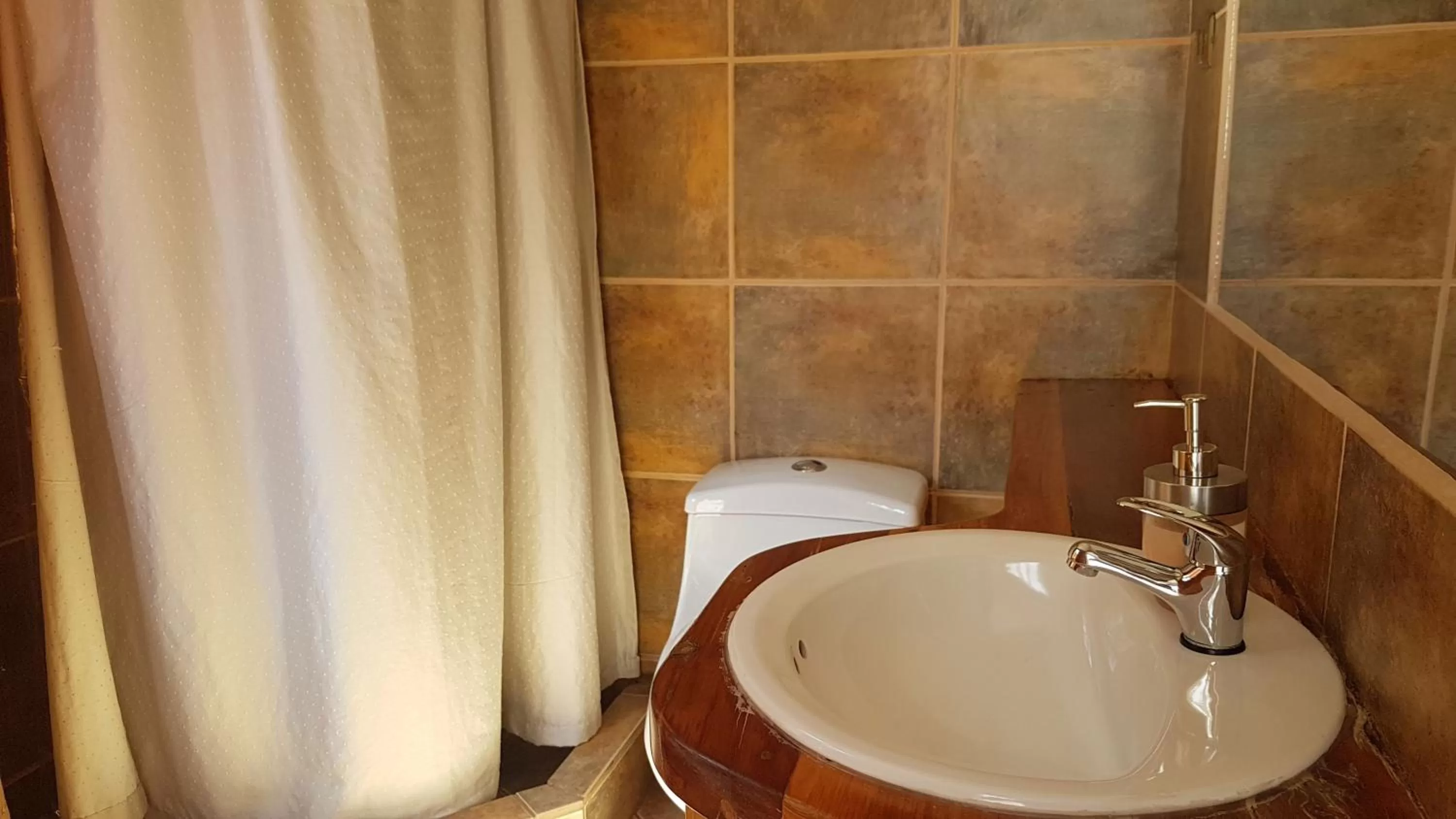 Toilet in Hotel La Cochera