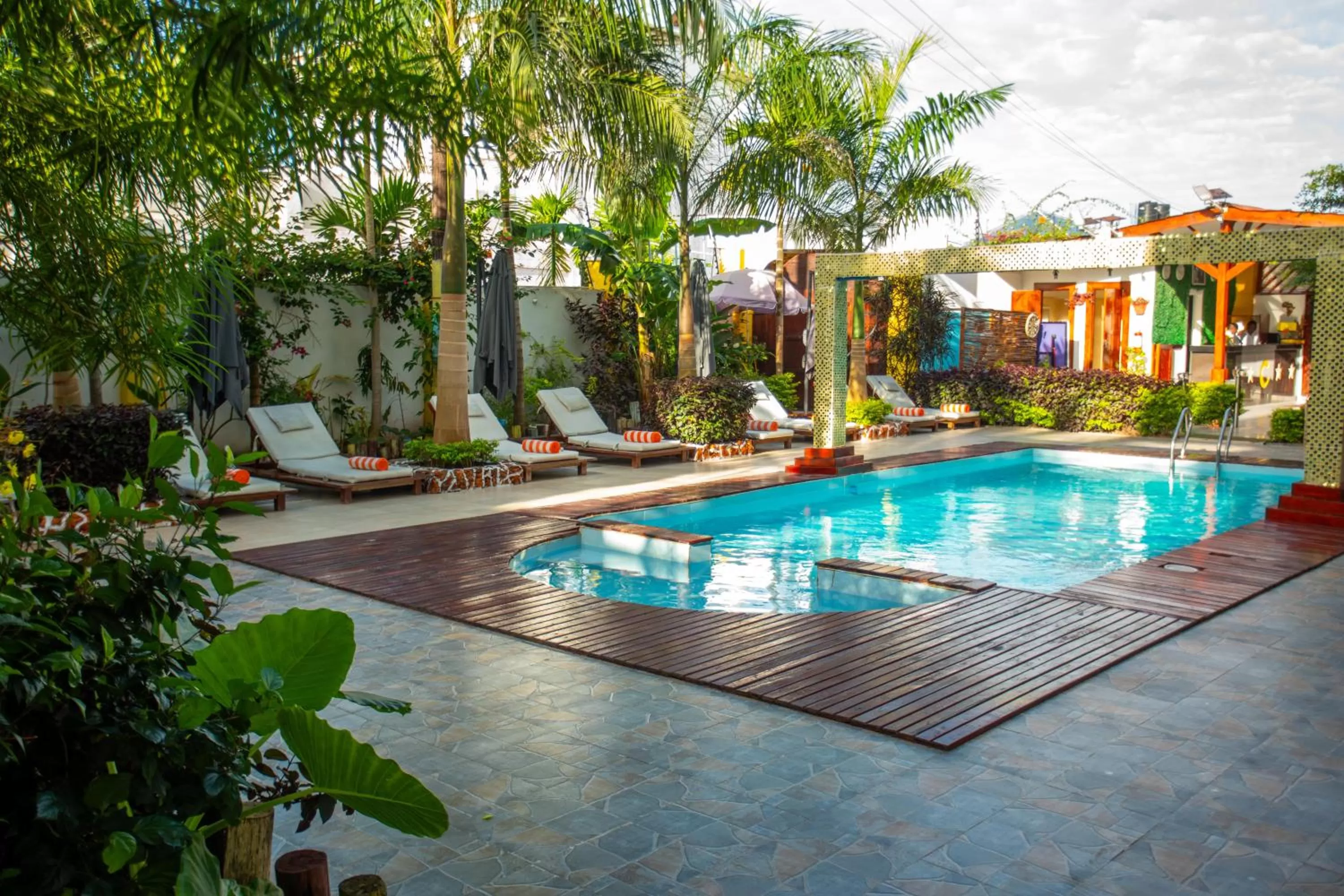 Pool view, Swimming Pool in Canary Nungwi Hotel & Free SPA