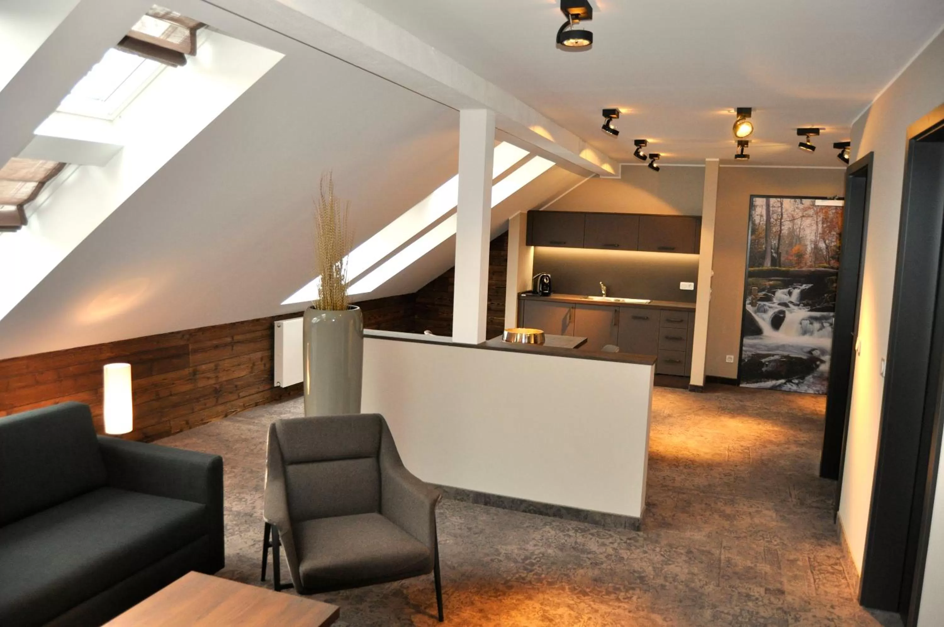 Living room in StrandBerg's Designhotel Viktoria