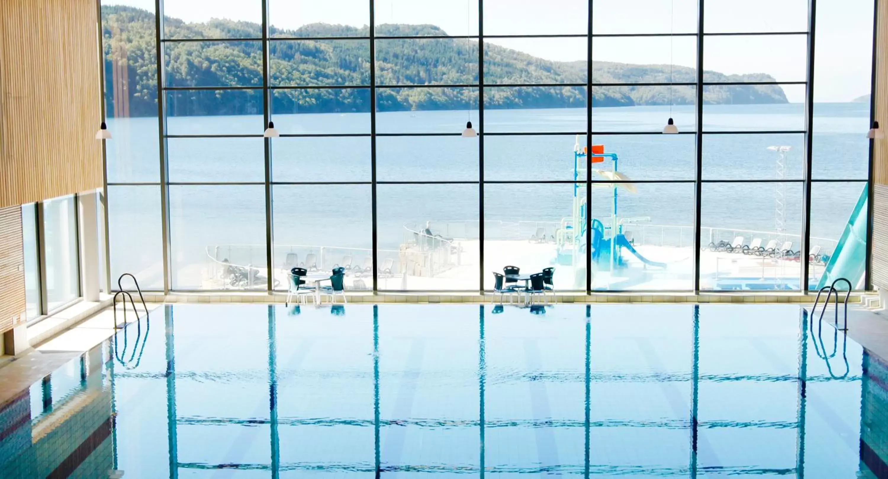 Aqua park in Rosfjord Strandhotel