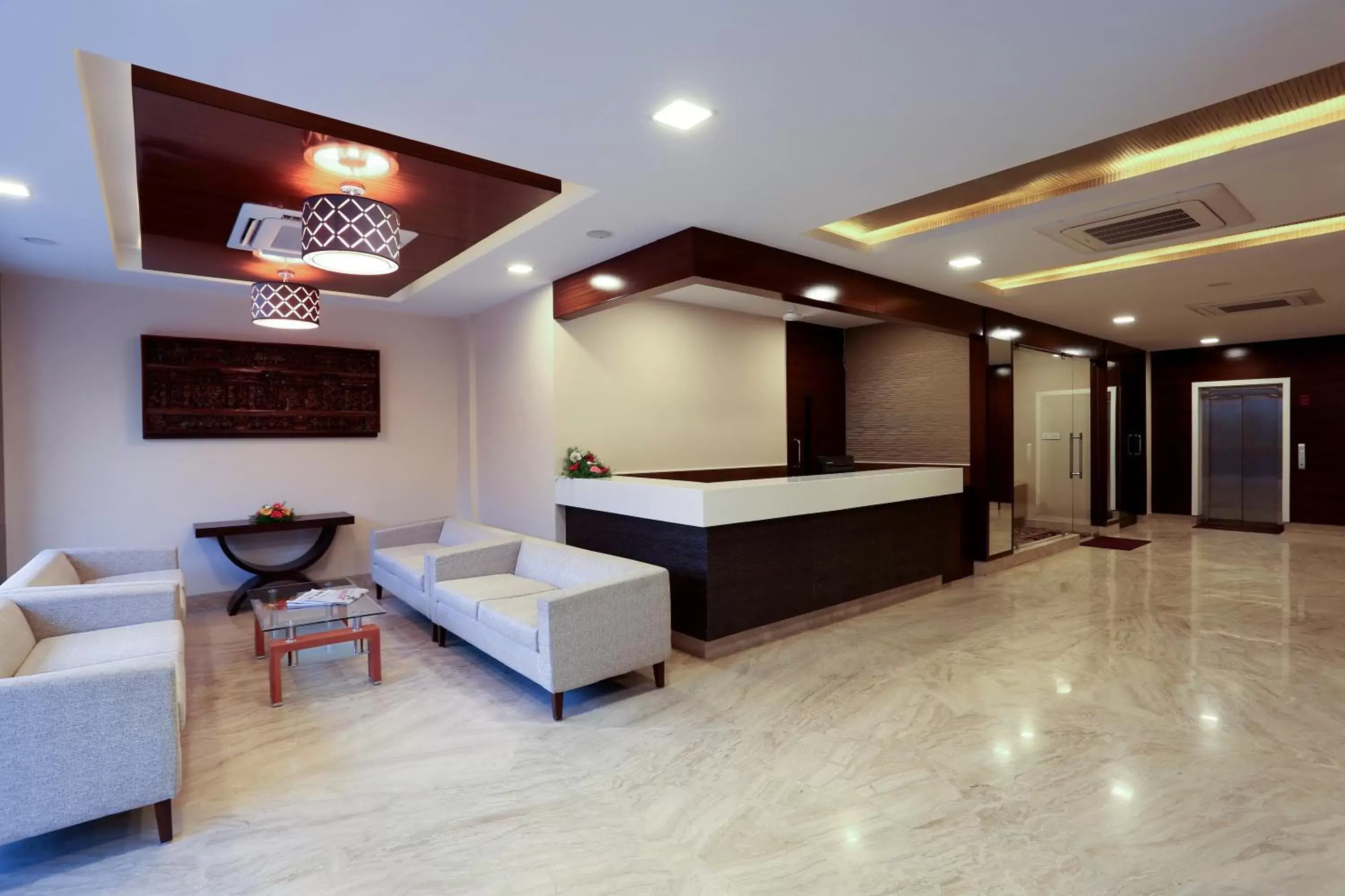 Lobby or reception in Hotel Seetharam Select