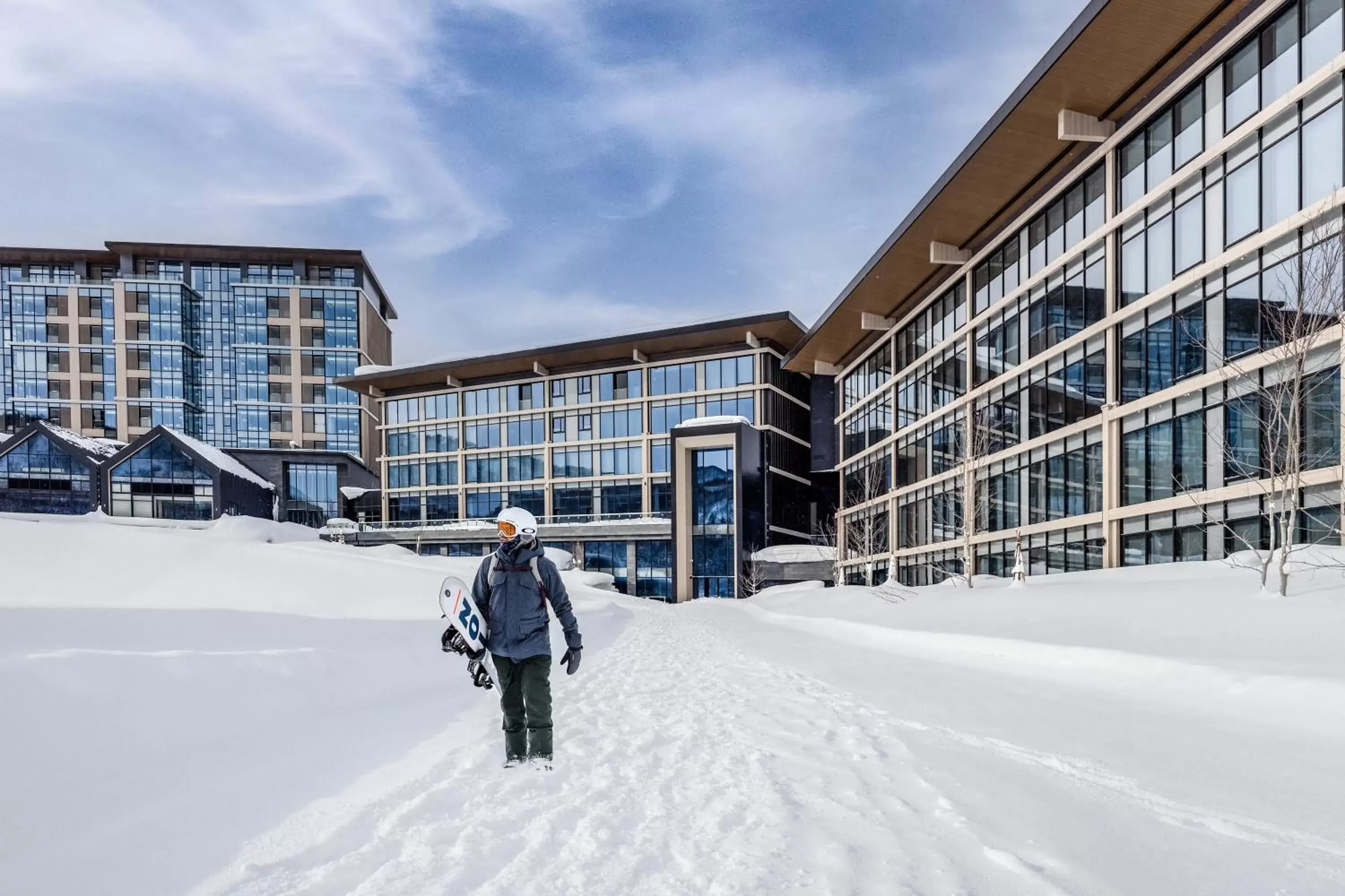 Property building, Winter in Park Hyatt Niseko Hanazono