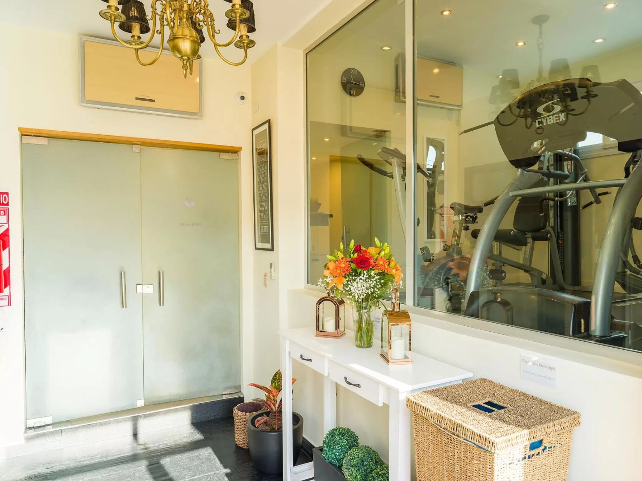 Fitness centre/facilities in Melia Recoleta Plaza Hotel