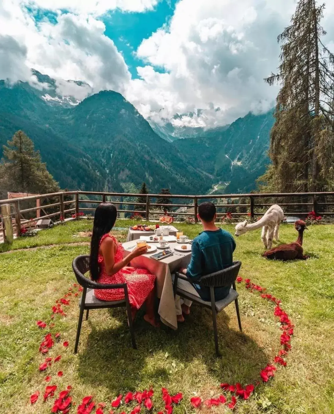 Natural landscape in Hotel Chalet Al Foss