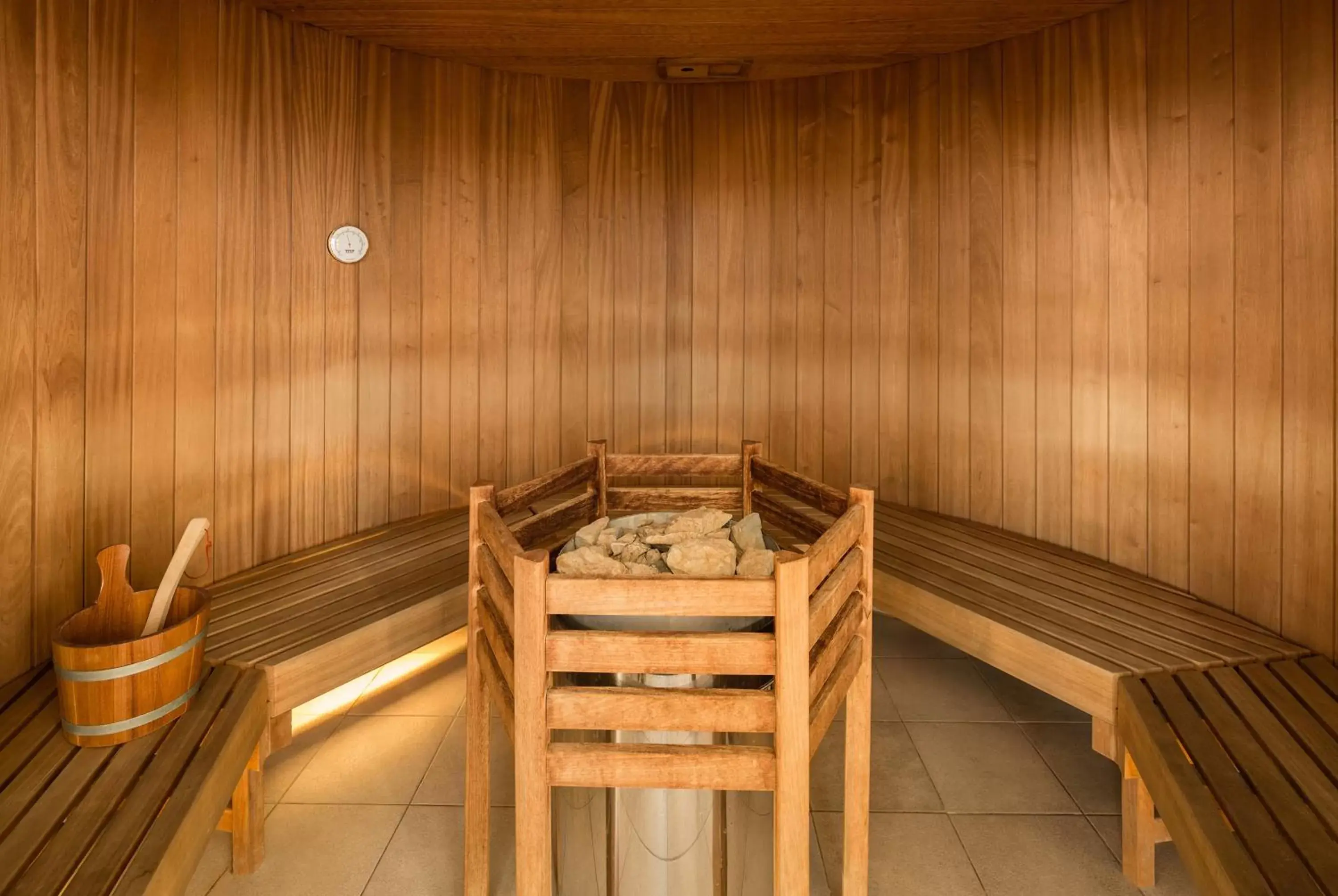 Sauna in Copenhagen Island Hotel