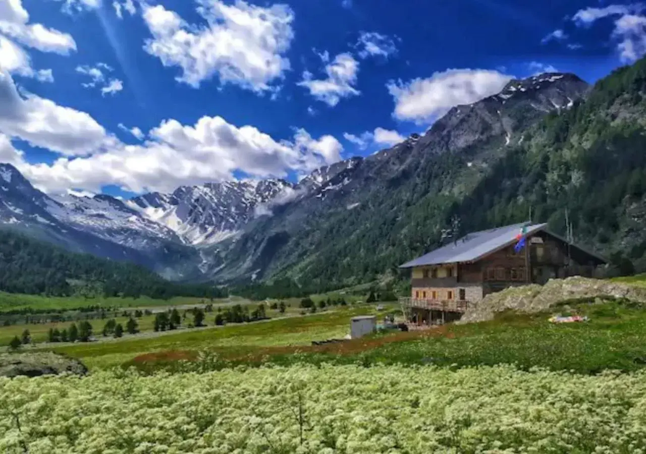 Natural landscape in Medieval Hamlet Malpertus