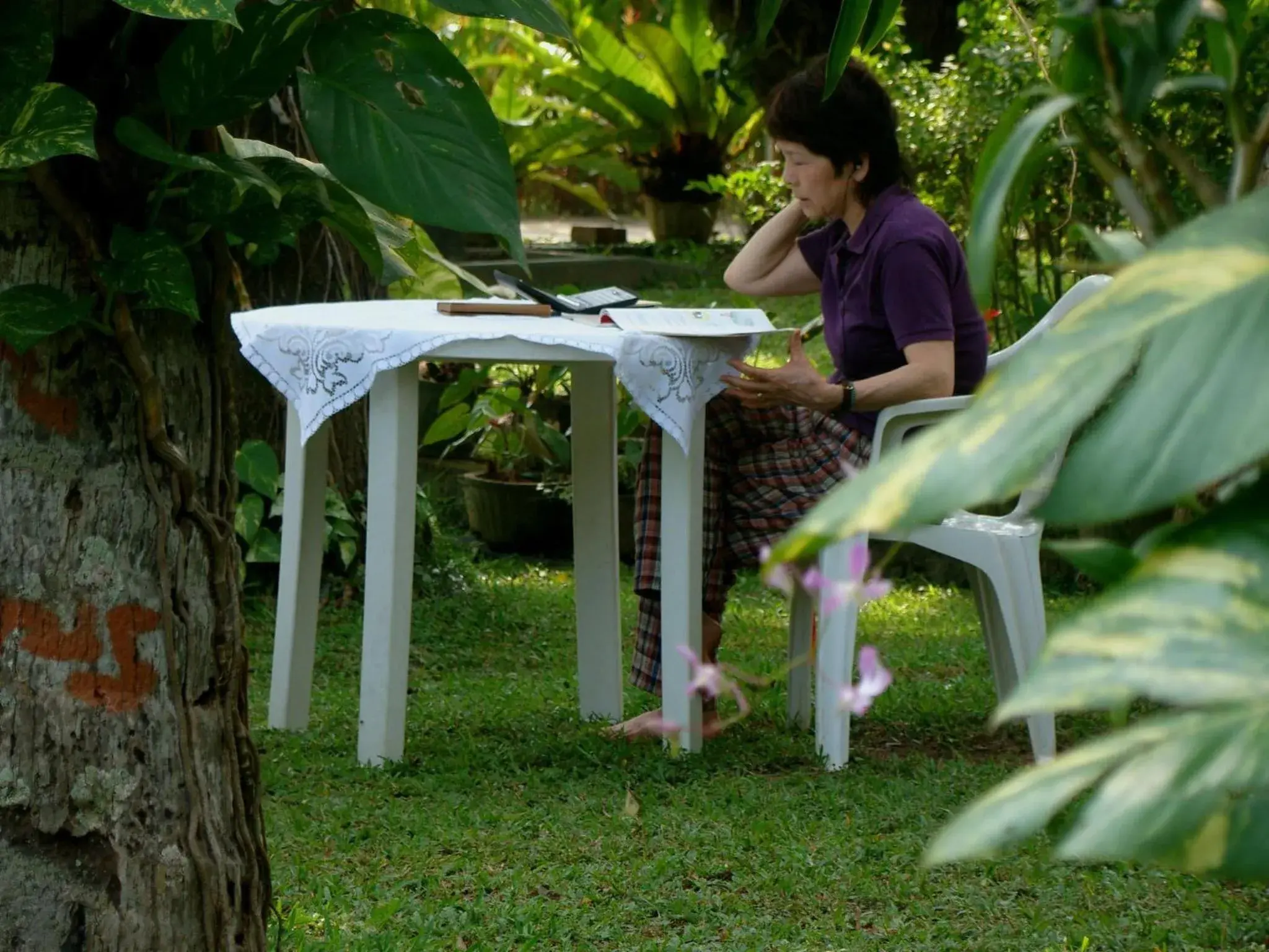 Garden in Villa Shade