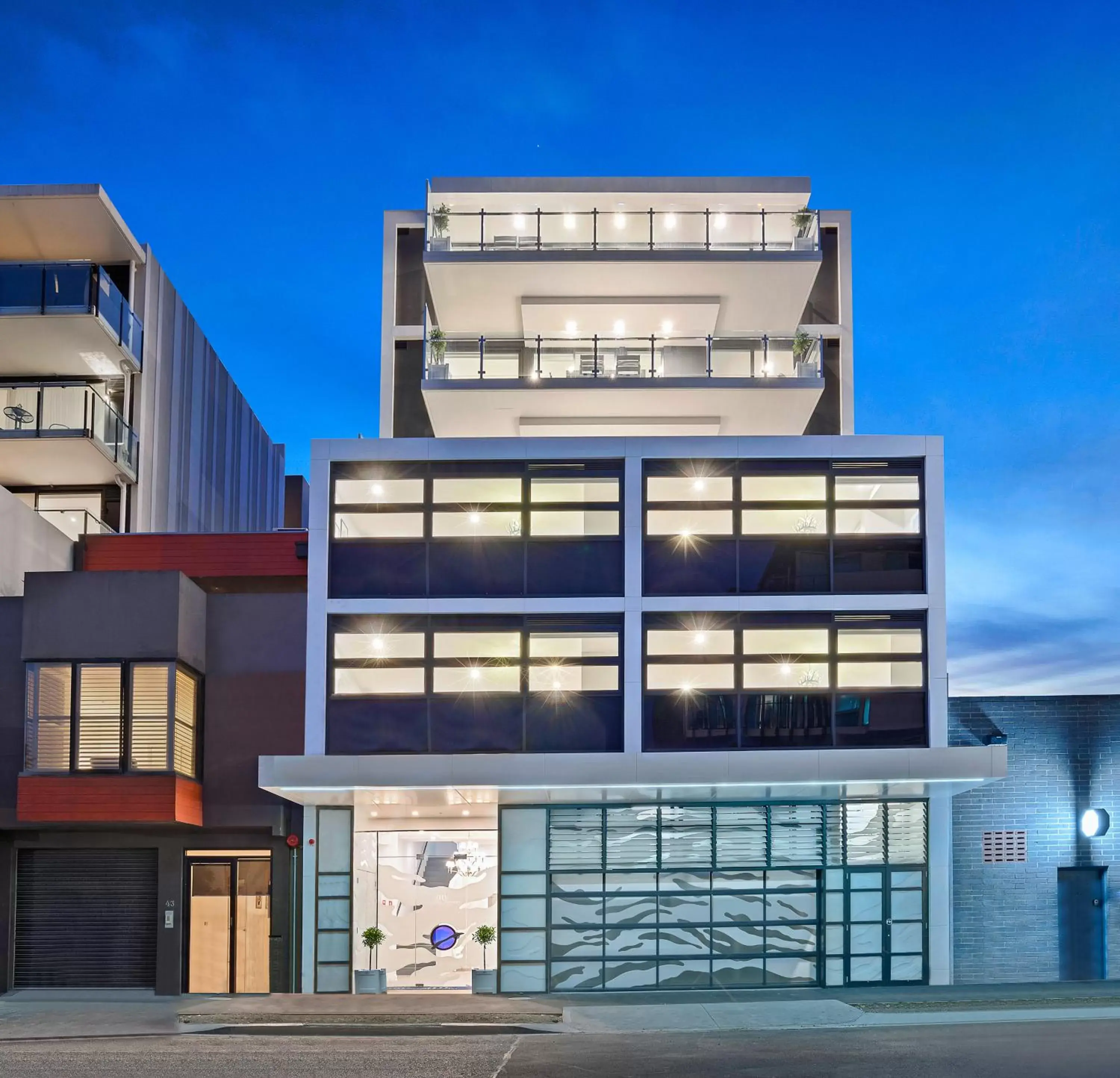 Facade/entrance, Property Building in The Hamptons Apartments - Port Melbourne