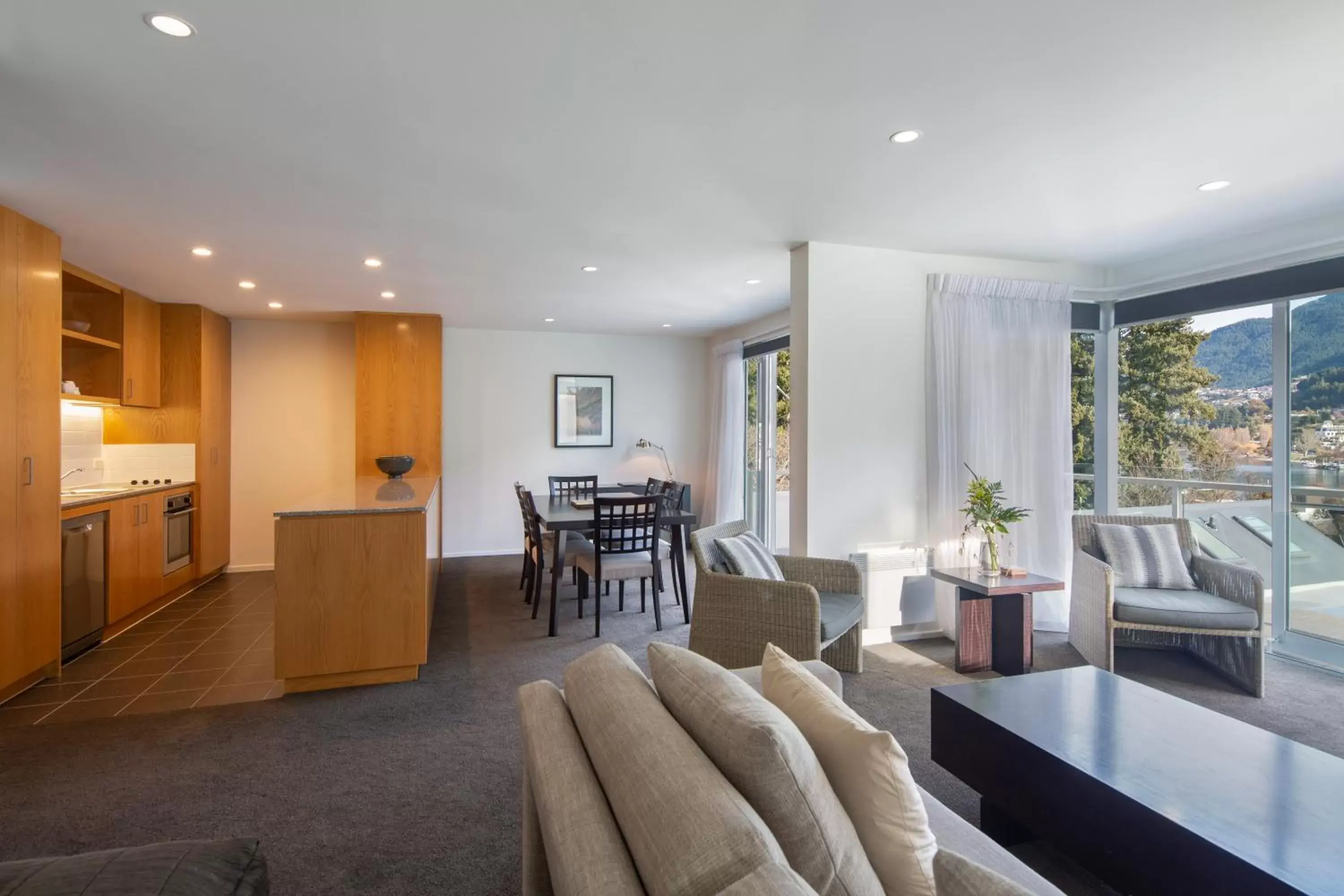 Living room, Seating Area in Blue Peaks Apartments