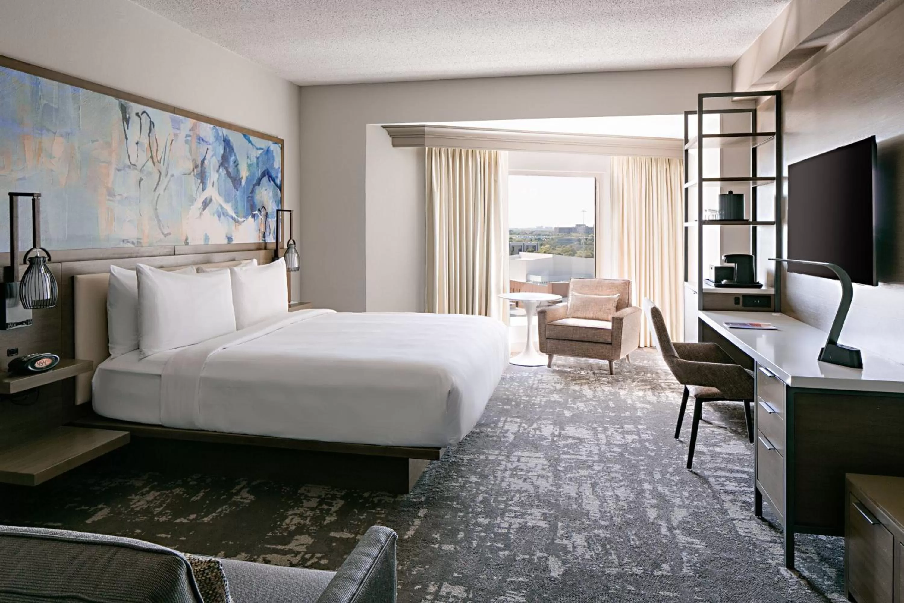 Bedroom, Bed in Marriott Dallas Las Colinas