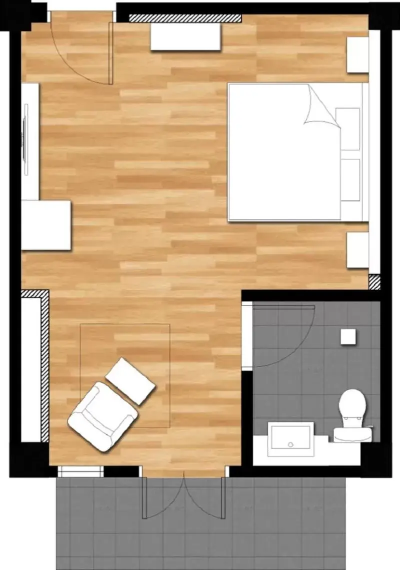 Floor Plan in Arch Studio Cenang