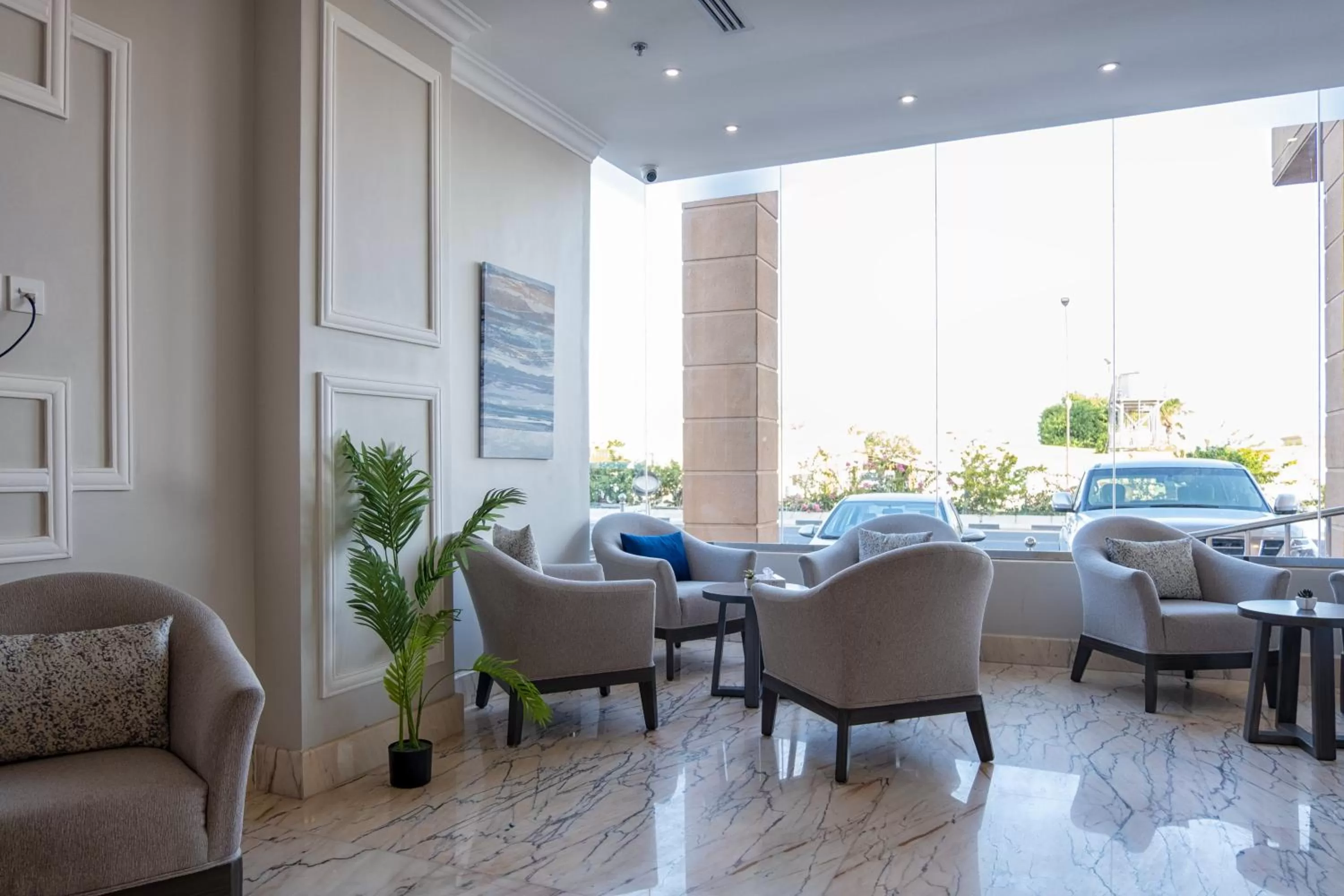 Lobby or reception, Seating Area in Karem Residence - كارم راس تنورة