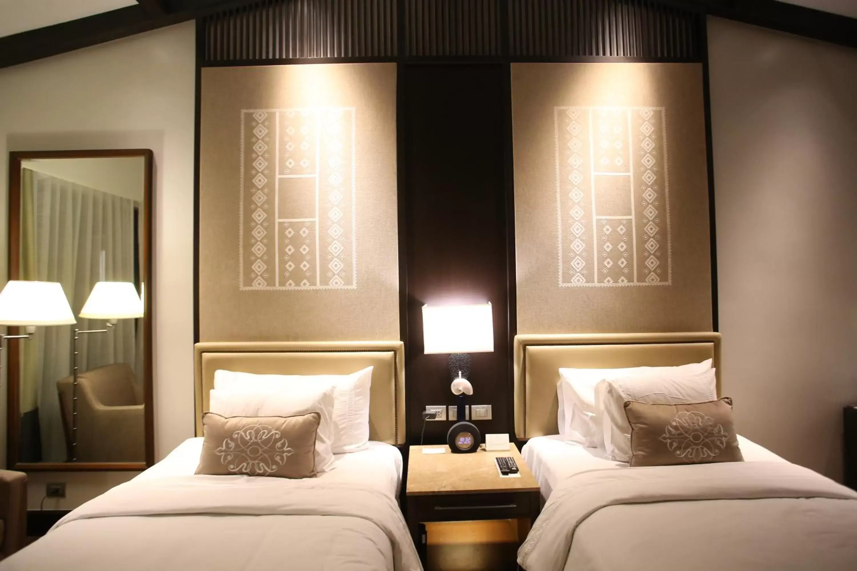 Bed in Anya Resort Tagaytay