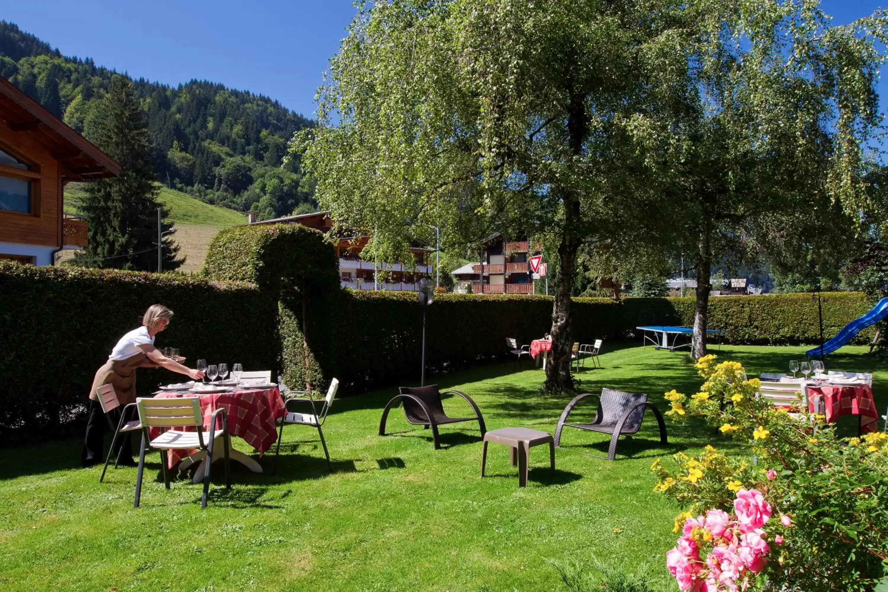 Garden in Hôtel Le Sporting