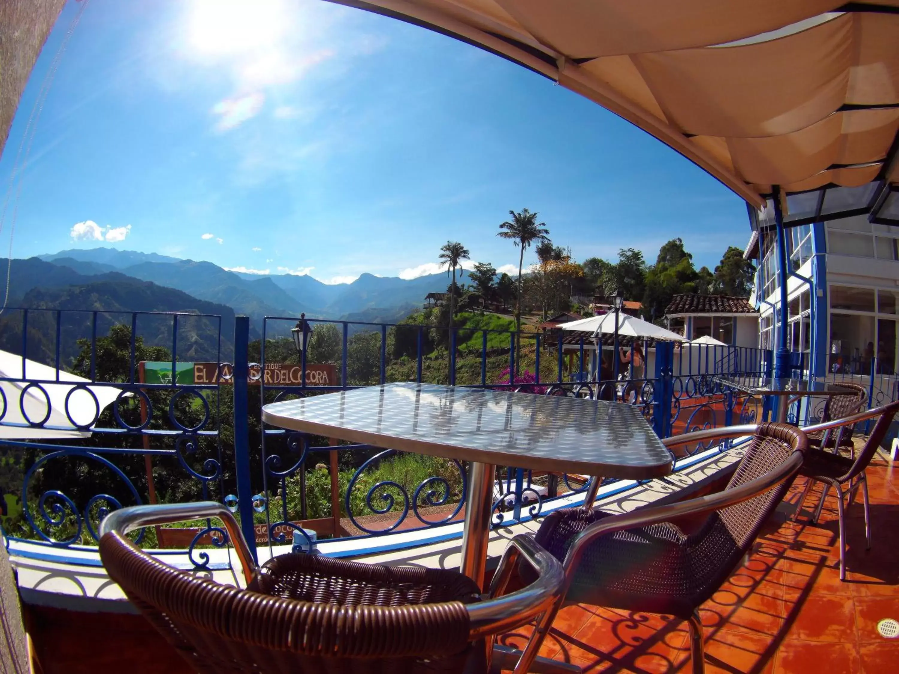 Mountain view in Hotel El Mirador del Cocora