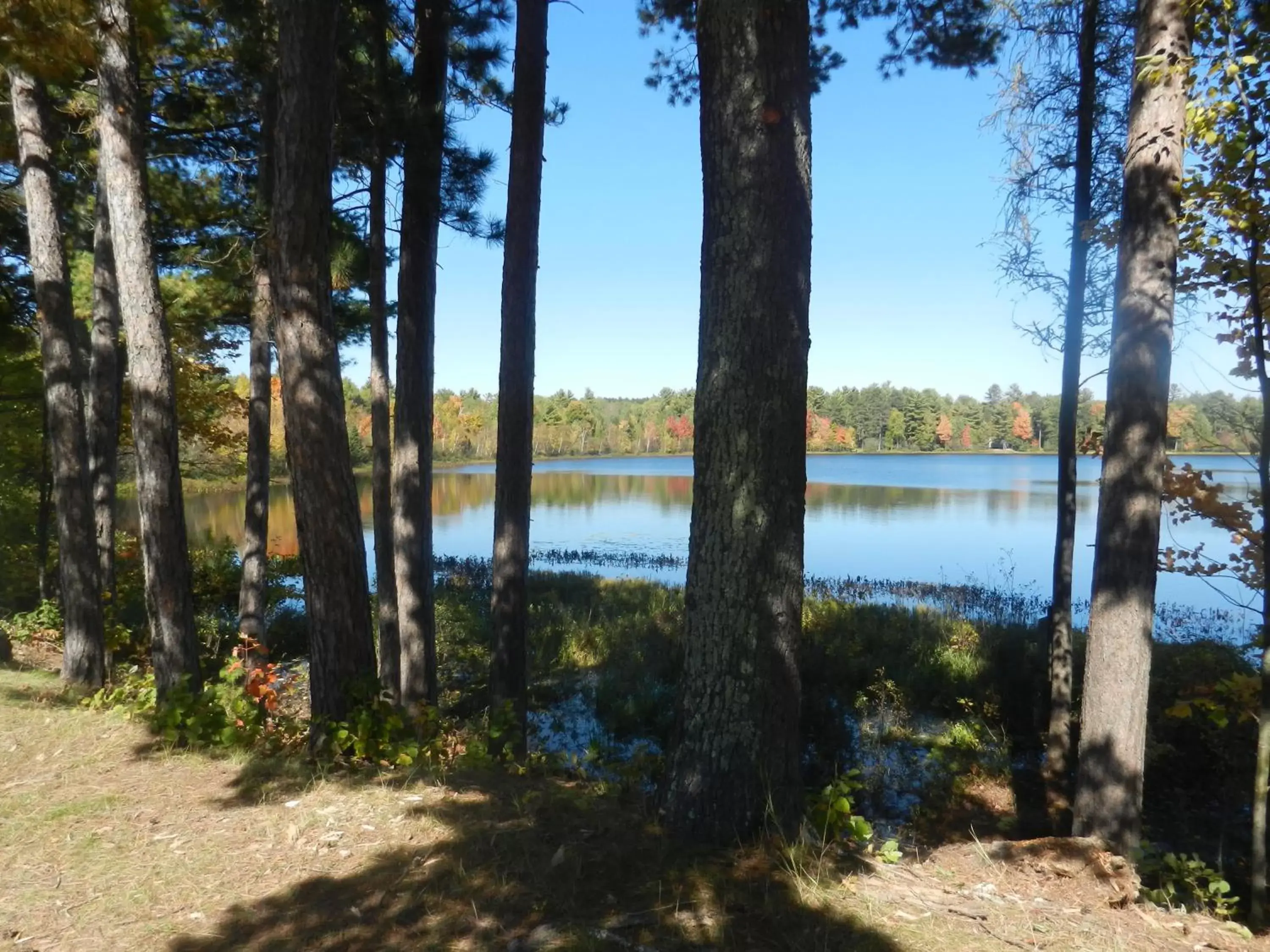 Lake view in Great Northern Motel