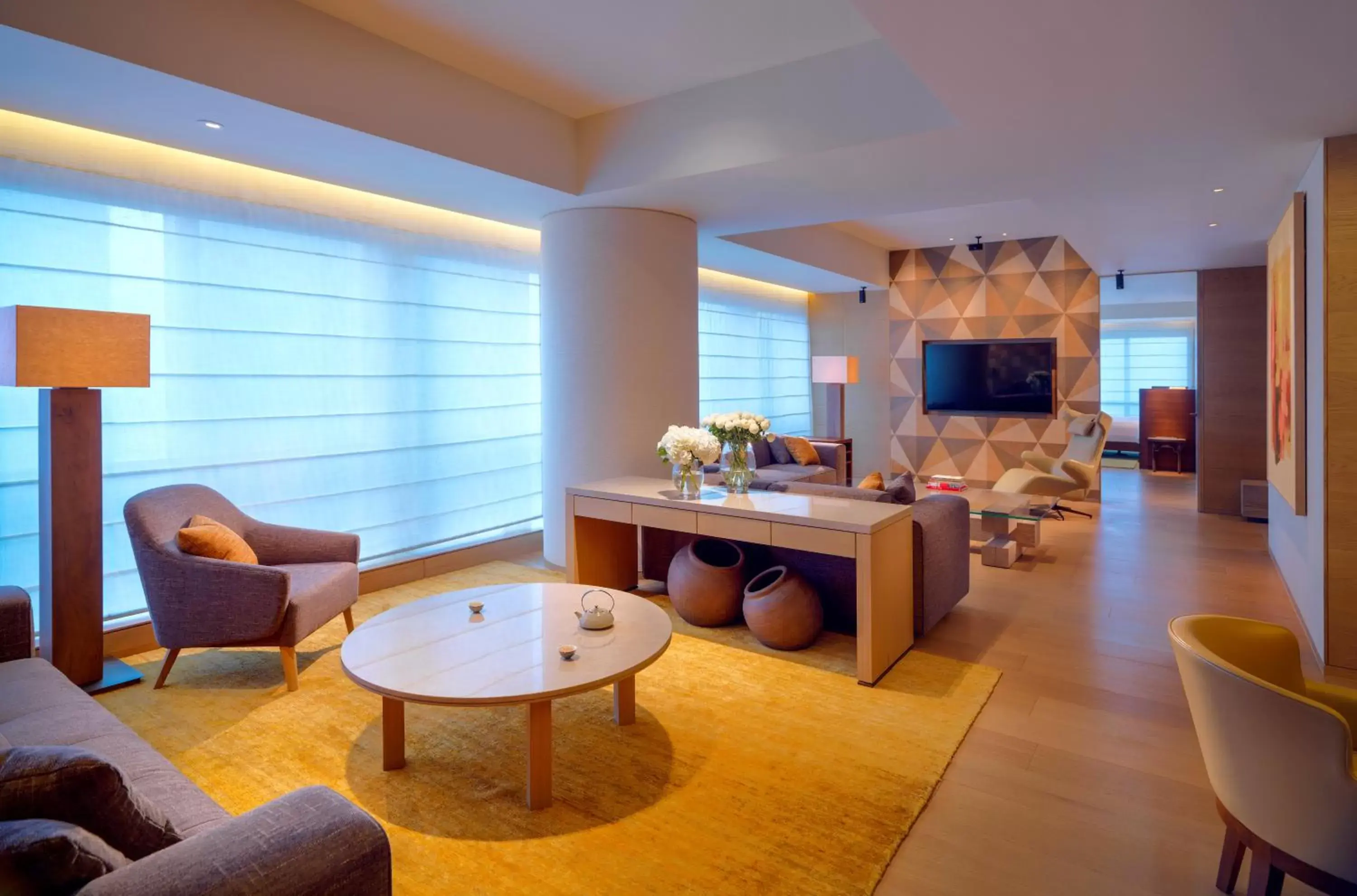 Communal lounge/ TV room, Lounge/Bar in Park Hyatt Guangzhou - Free Shuttle Bus To Canton Fair Complex During Canton Fair Period