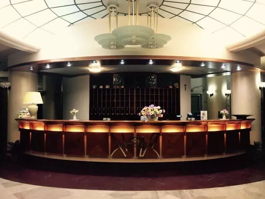 Communal lounge/ TV room, Lobby/Reception in Hotel San Nicola