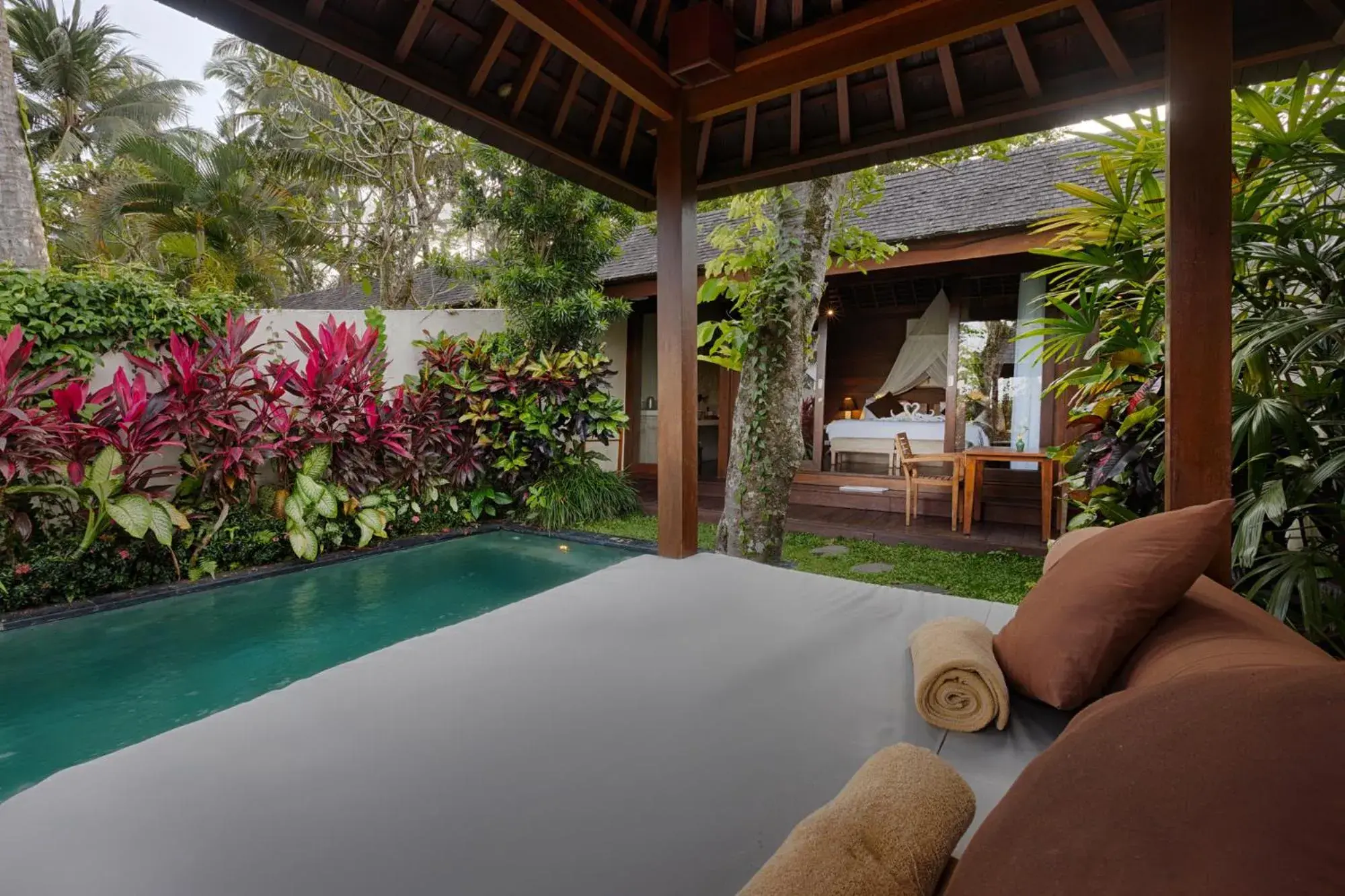 Balcony/Terrace, Swimming Pool in Ubud Padi Villas