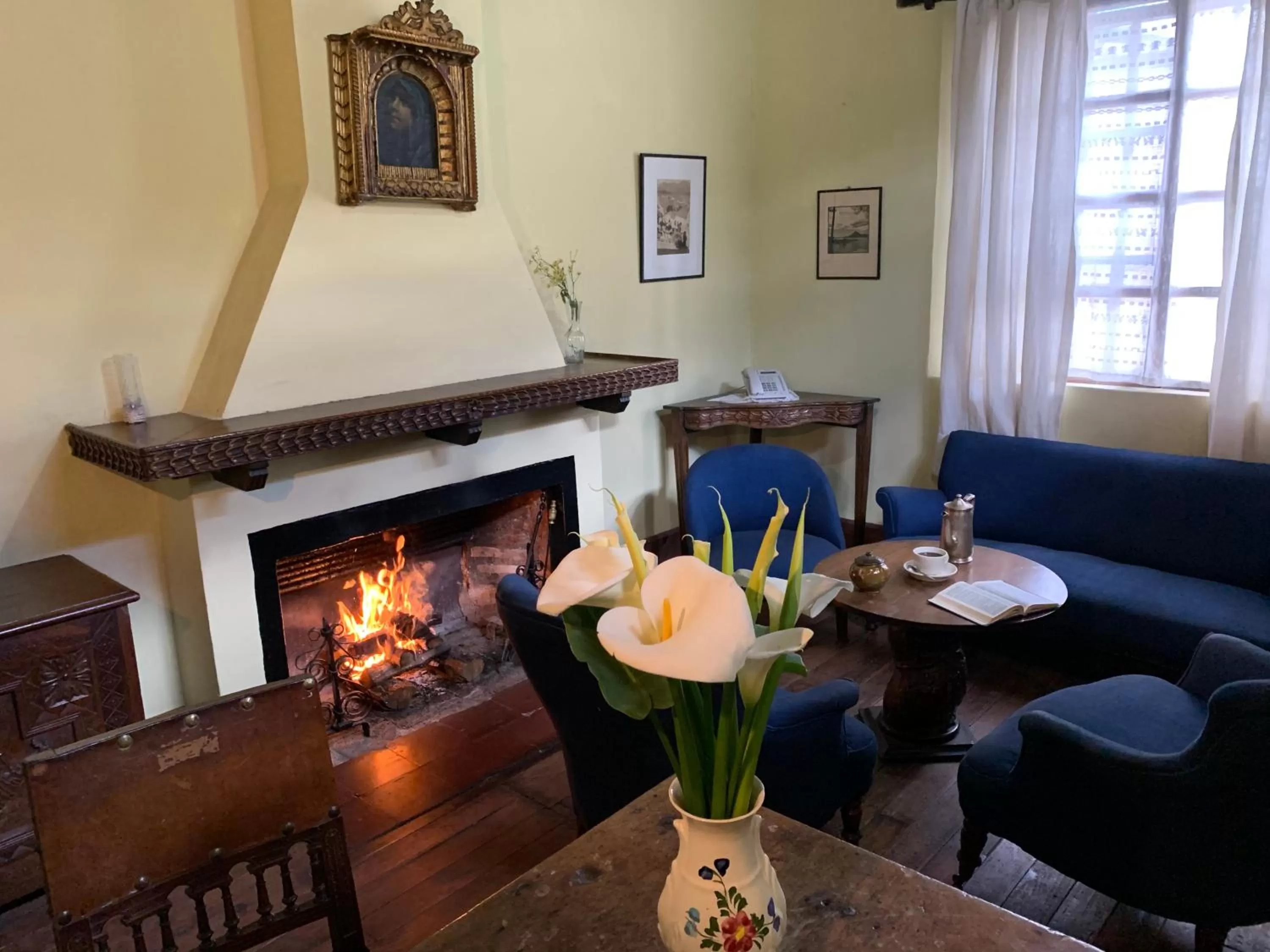 Living room in Hotel Museo Mayan Inn