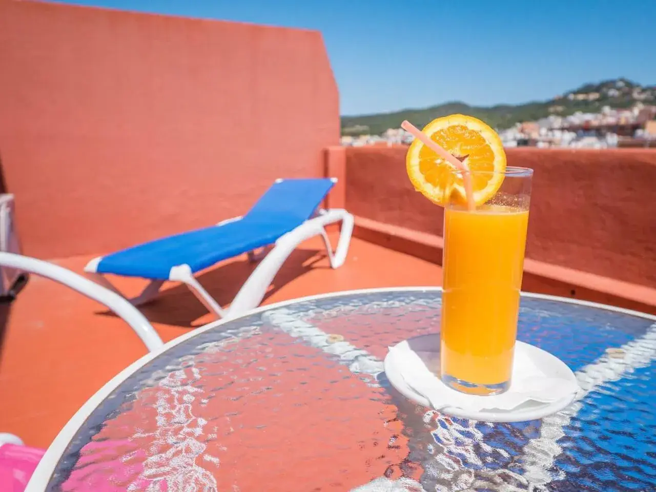 Patio in Hotel Golden Sand