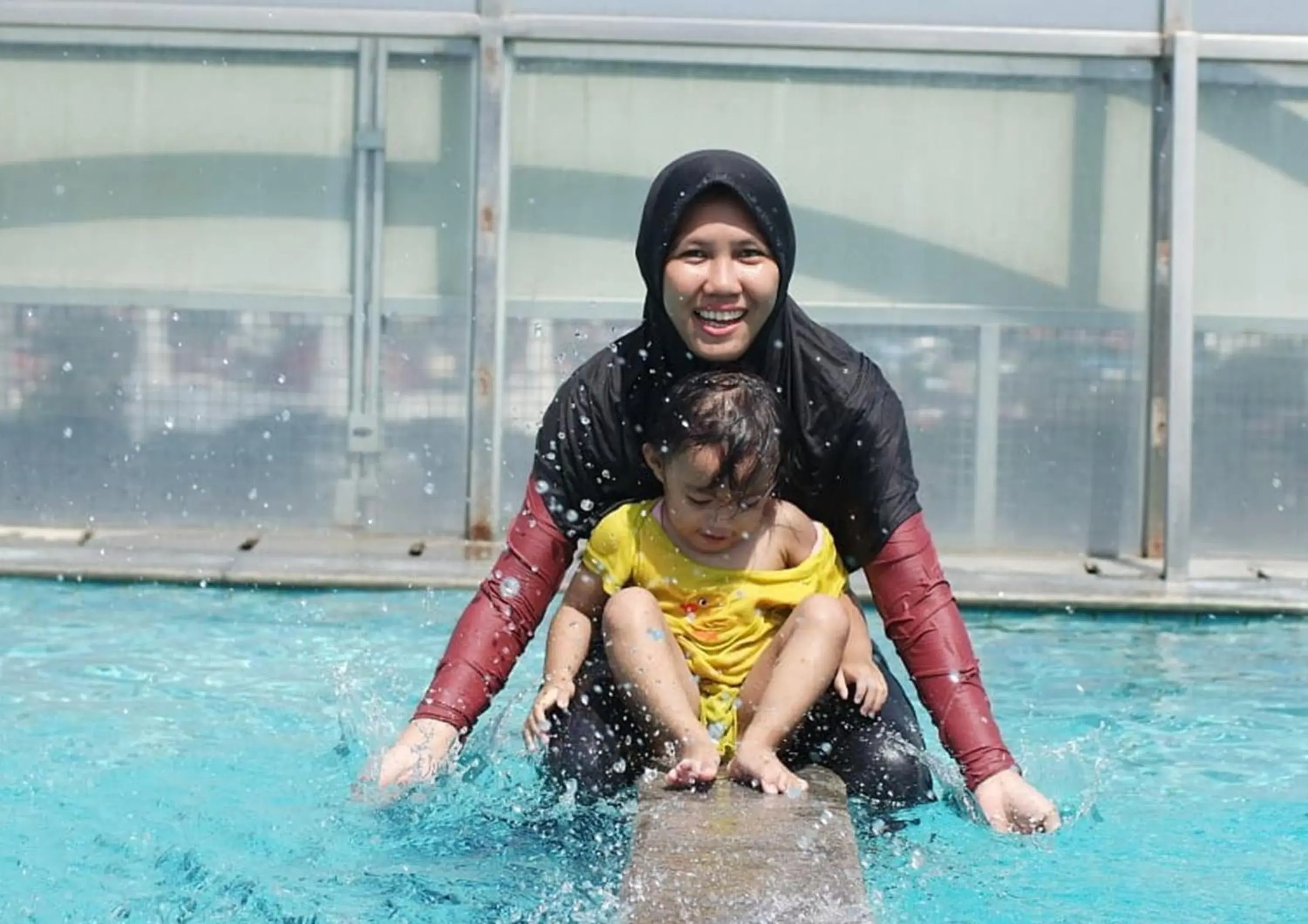 Swimming pool, Children in Harris Hotel Pontianak