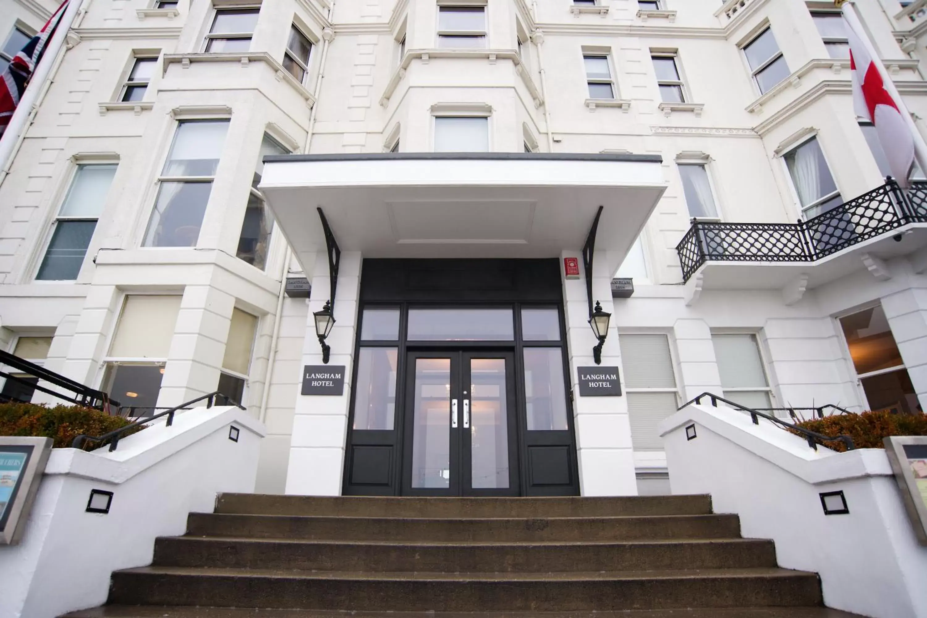 Facade/entrance in Langham Hotel Eastbourne