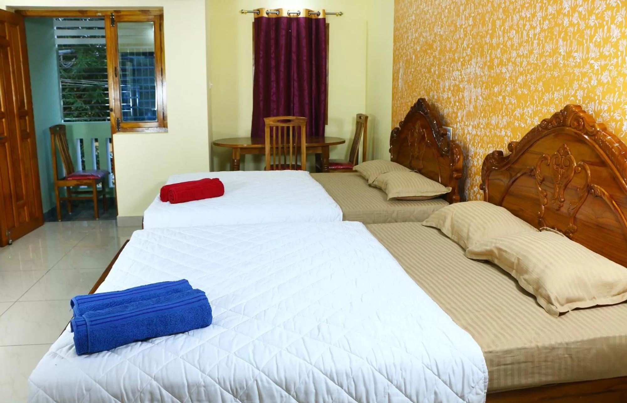 Bed in Bluetique Beach House