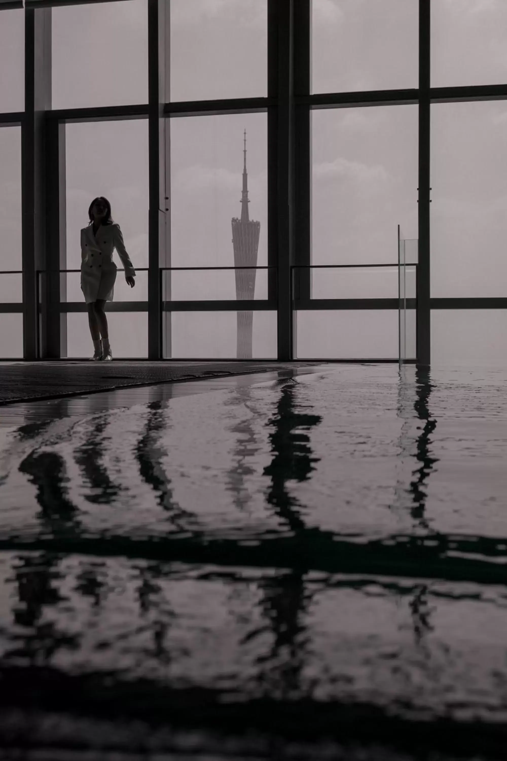 Pool view in Park Hyatt Guangzhou - Free Shuttle Bus To Canton Fair Complex During Canton Fair Period