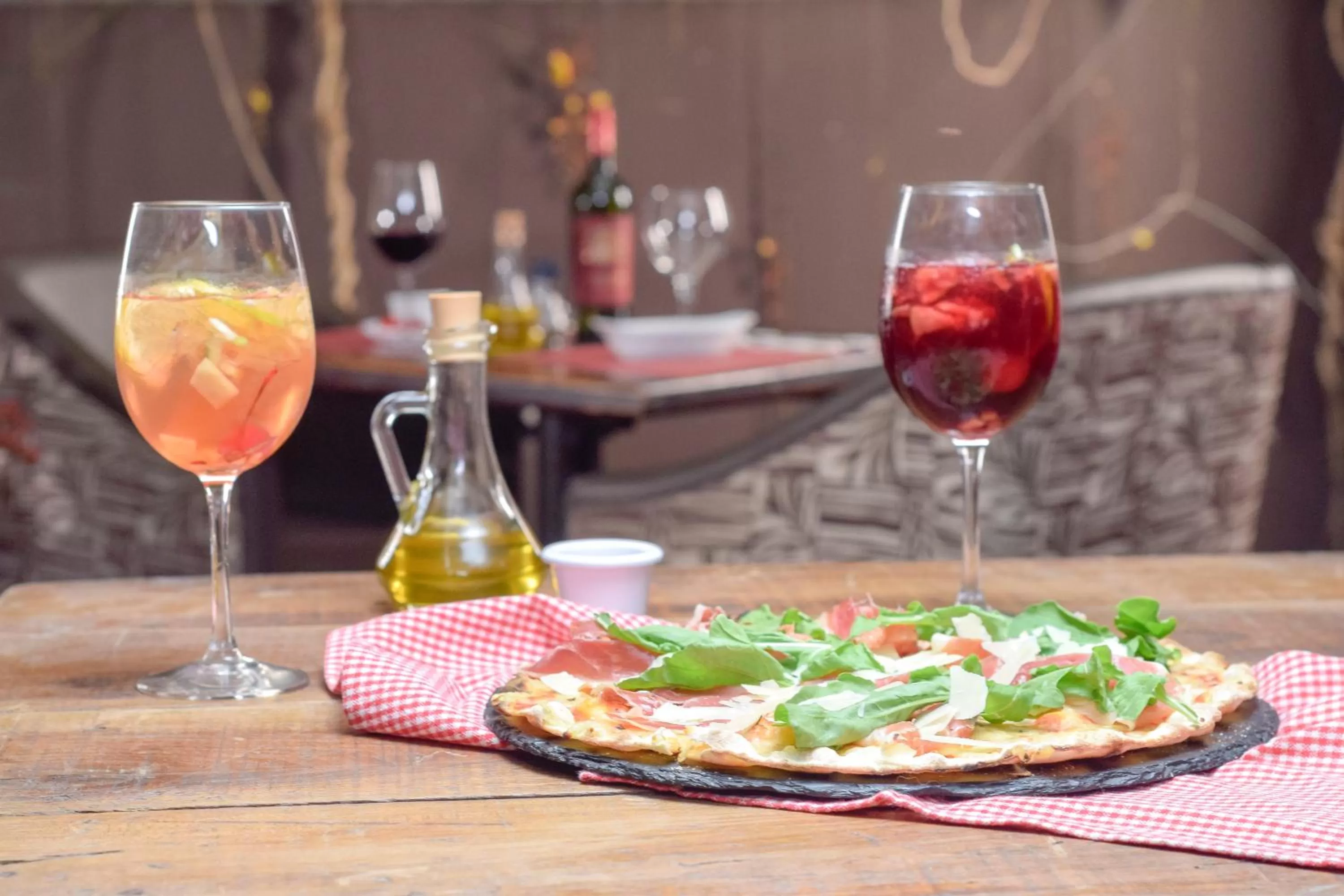 Food and drinks in La Riviera Hotel