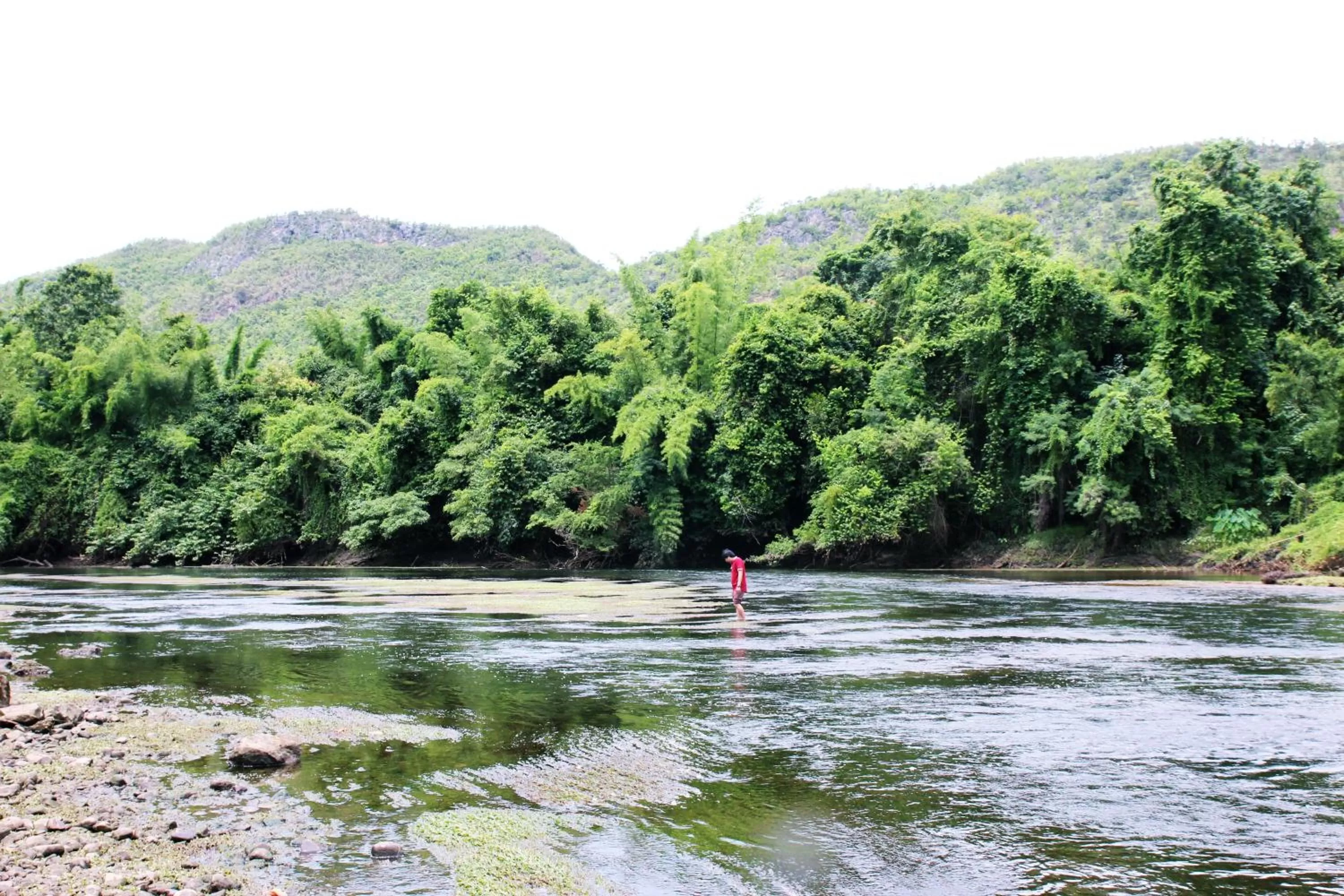 Natural landscape in Aekpailin River Kwai Resort