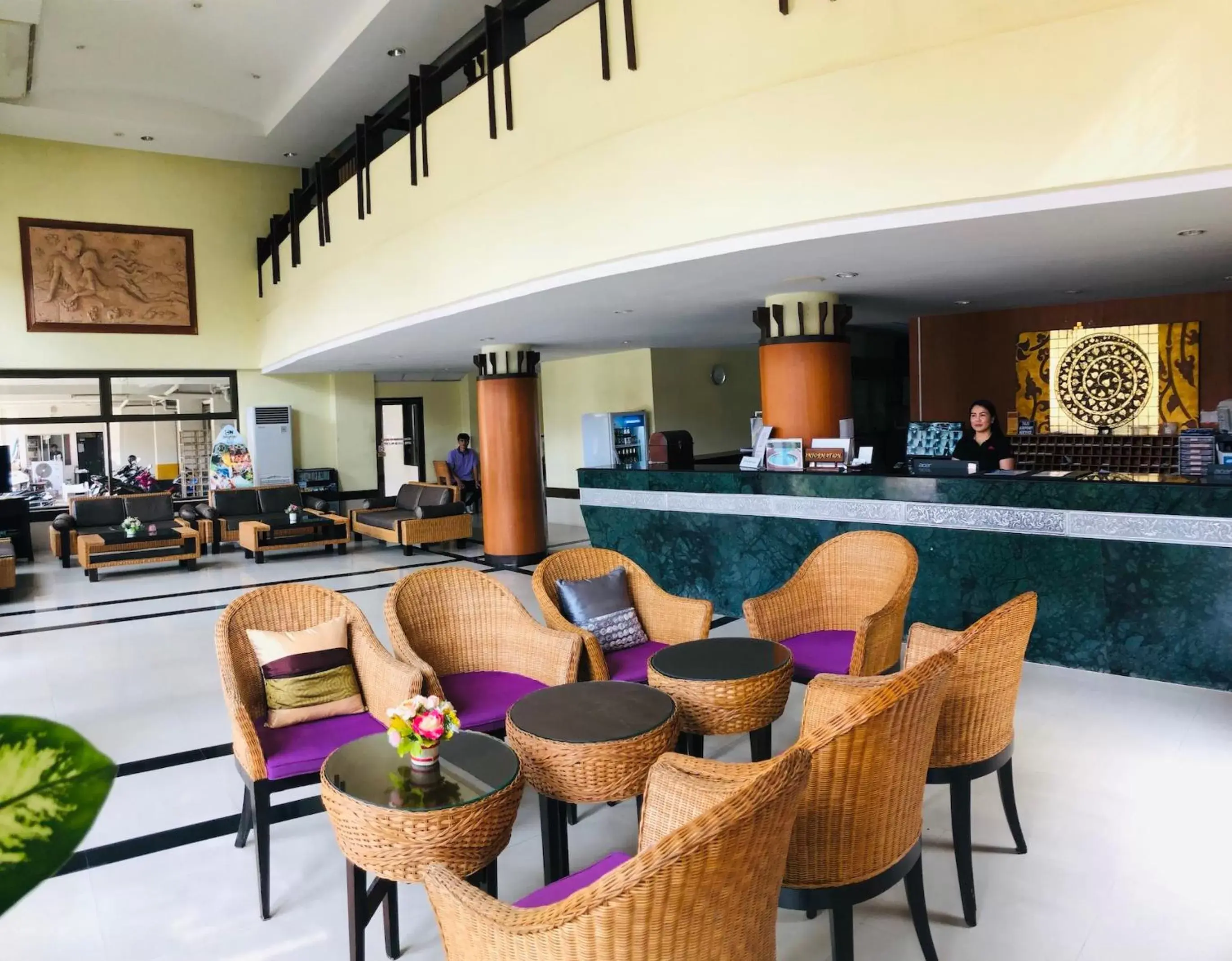 Lobby or reception, Restaurant/Places to Eat in Piyada Residence Pattaya