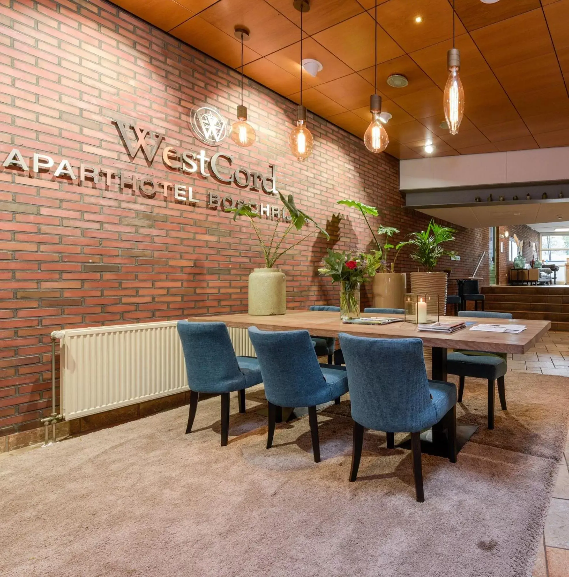 Lobby or reception in WestCord ApartHotel Boschrijck