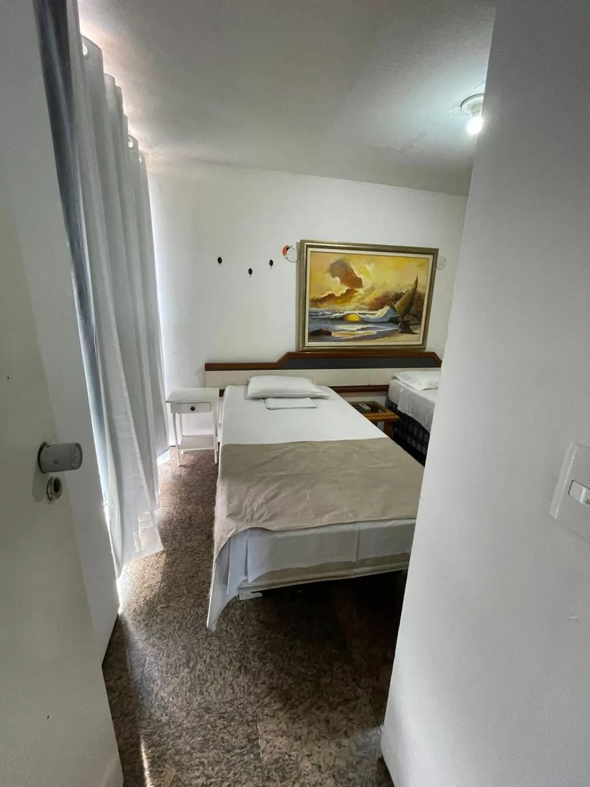 Bed in Flat Atlântico Neto