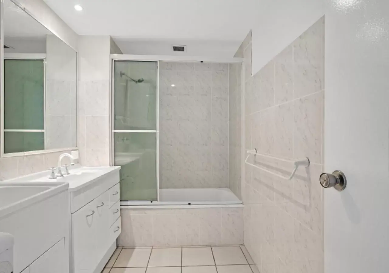 Bathroom in The Hill Apartments Currumbin Beach