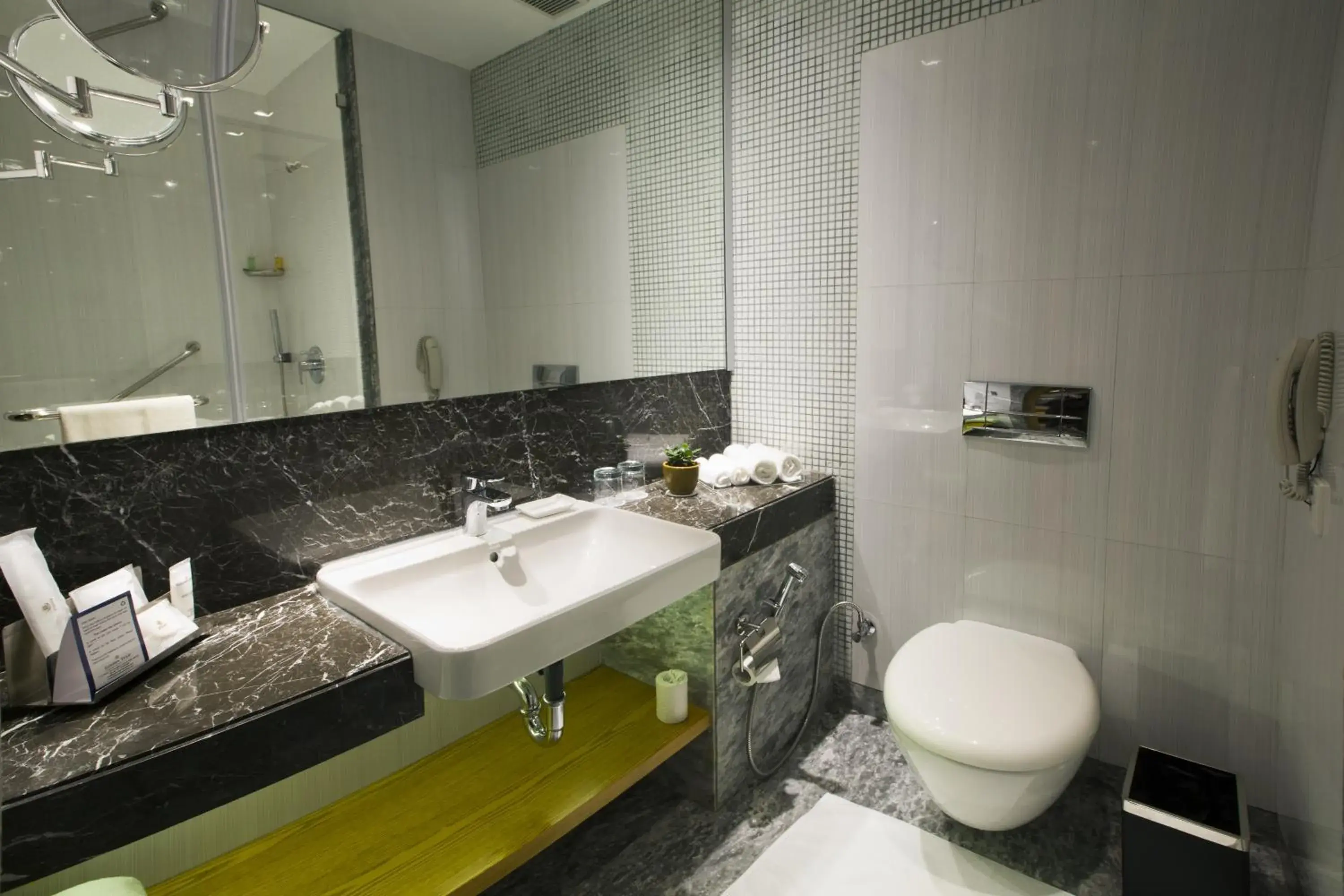 Bathroom in Golden Tulip Vasundhara Hotel and Suites
