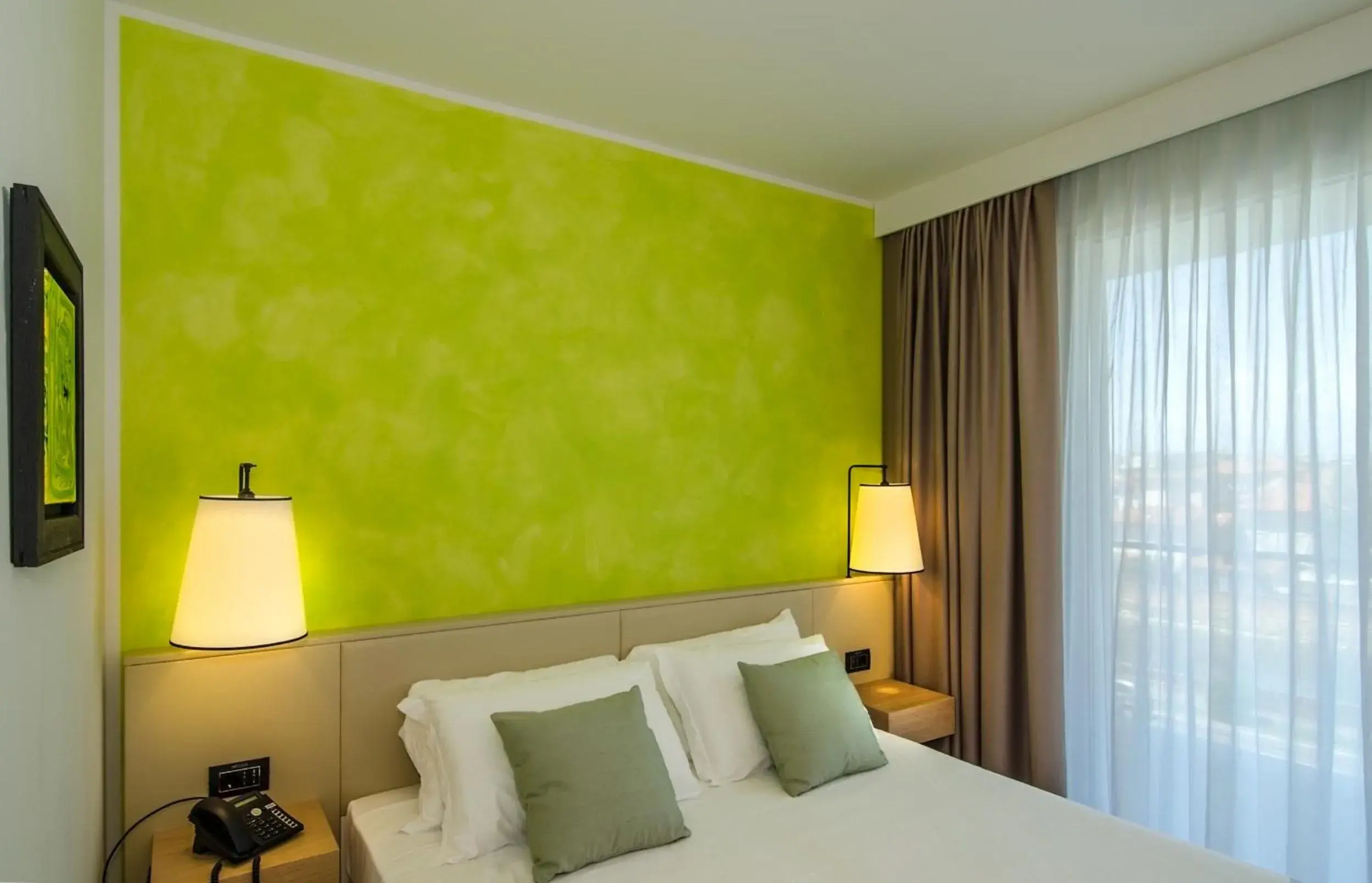 Bedroom, Bed in Hotel Viareggio