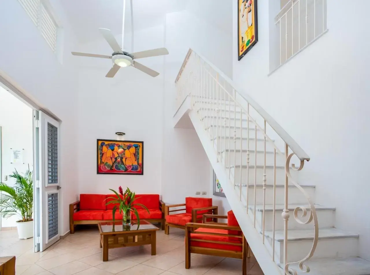 Living room in Albachiara Hotel - Las Terrenas