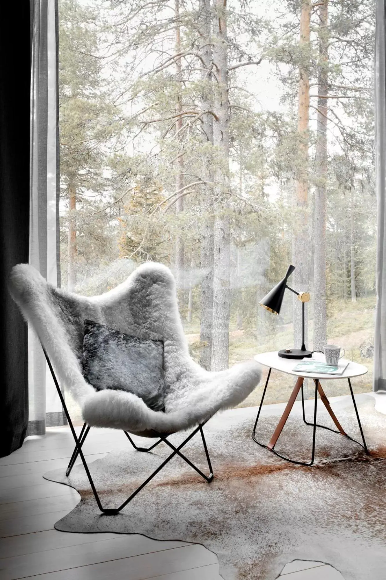 Natural landscape, Seating Area in Arctic TreeHouse Hotel