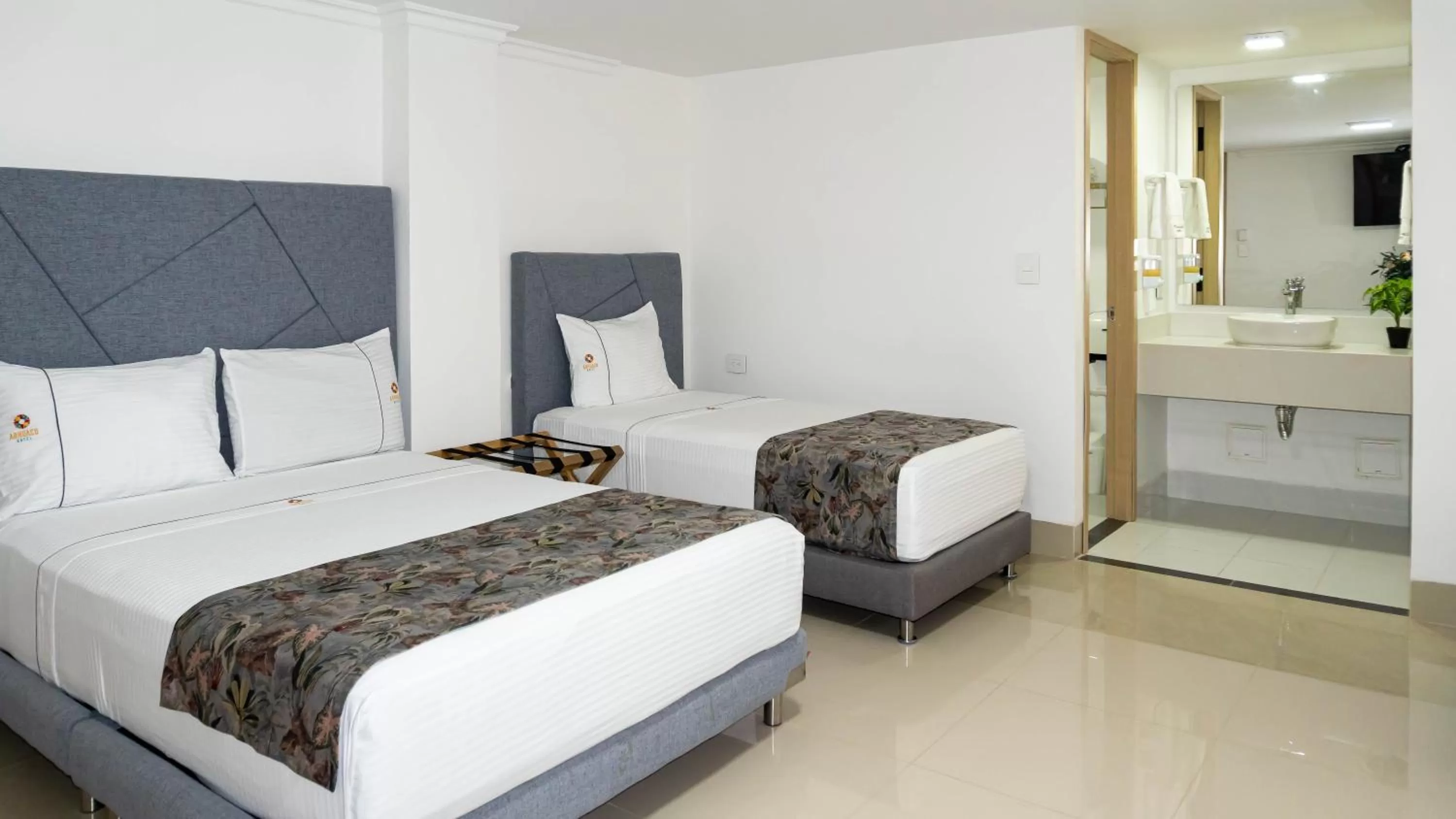 Bed in Hotel Arhuaco Rodadero