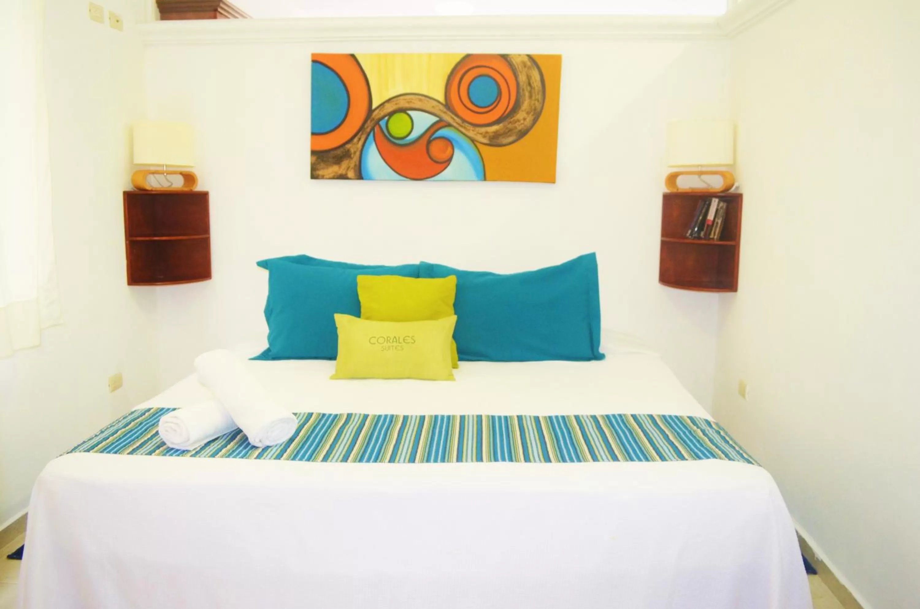 Bed in Corales Suites