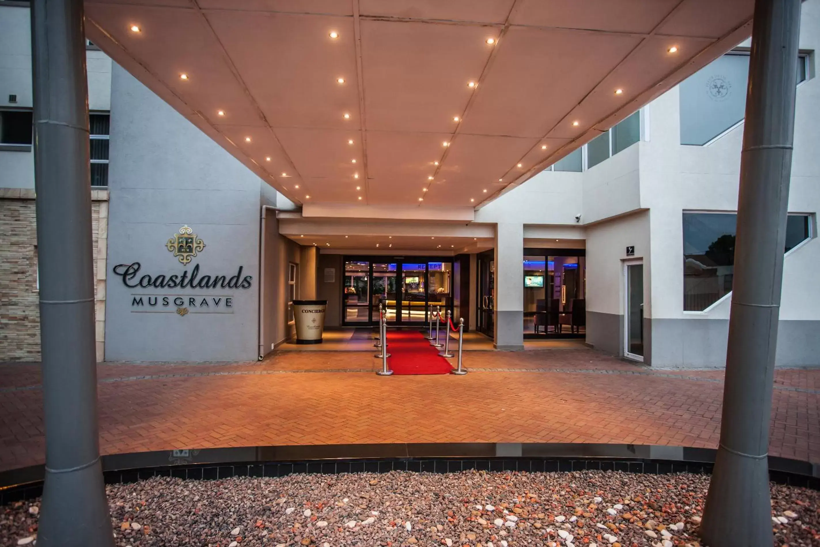 Facade/entrance in Coastlands Musgrave Hotel