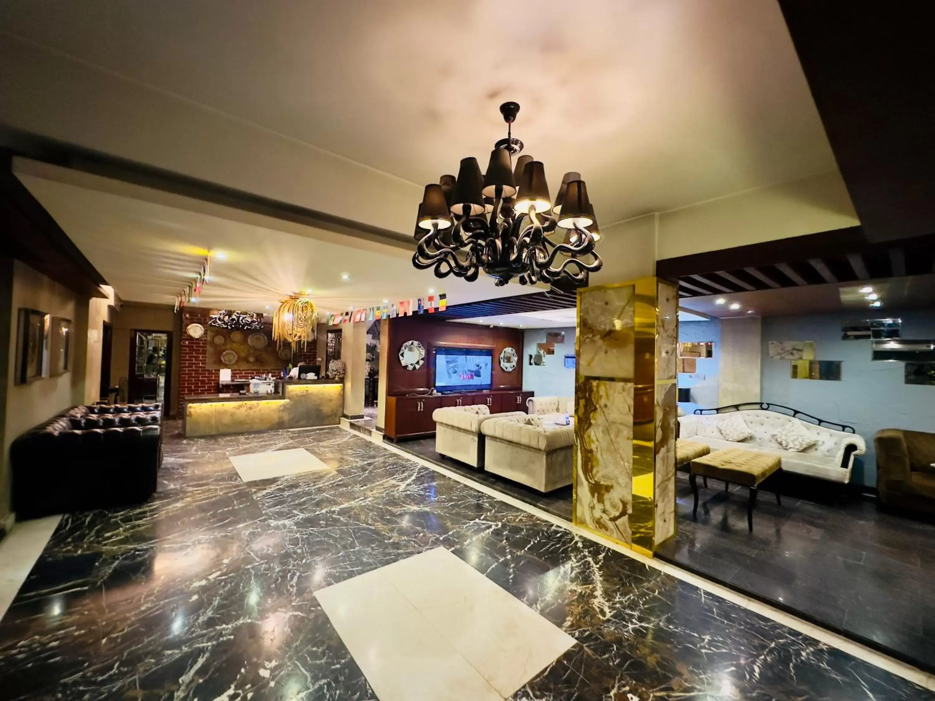 Lobby or reception in The Elite Residence Dhaka Lobby or reception in The Elite Residence Dhaka
