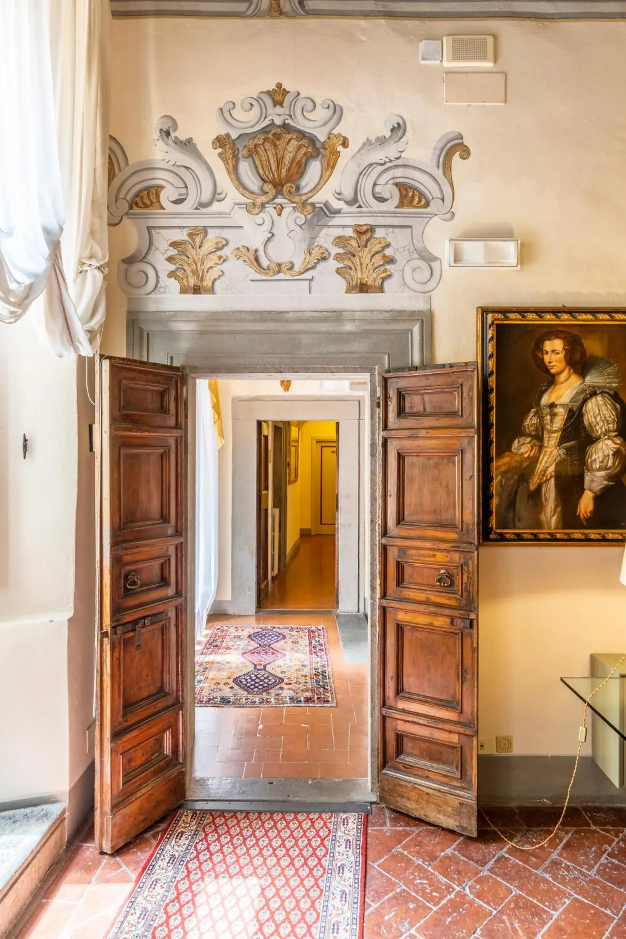 Communal lounge/ TV room in Hotel San Michele