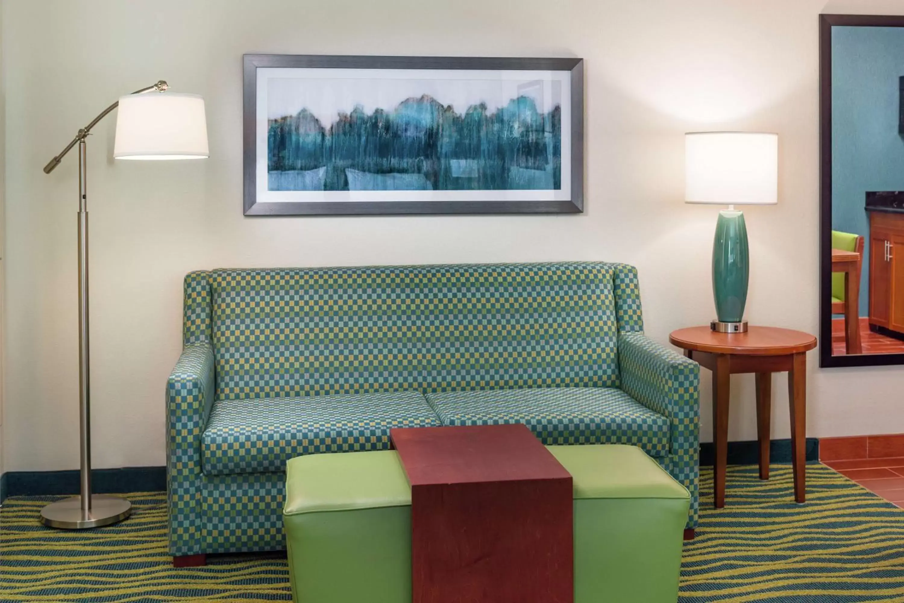 Living room, Seating Area in Homewood Suites by Hilton Virginia Beach