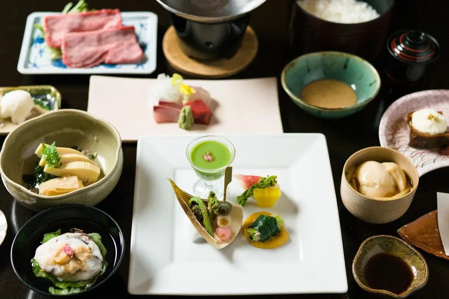 Dinner in Haginoyado Tomoe Ryokan