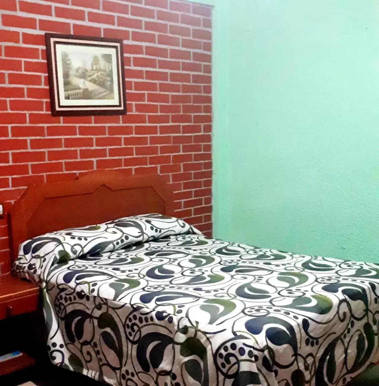 Bed in Hotel Azteca Tabasco