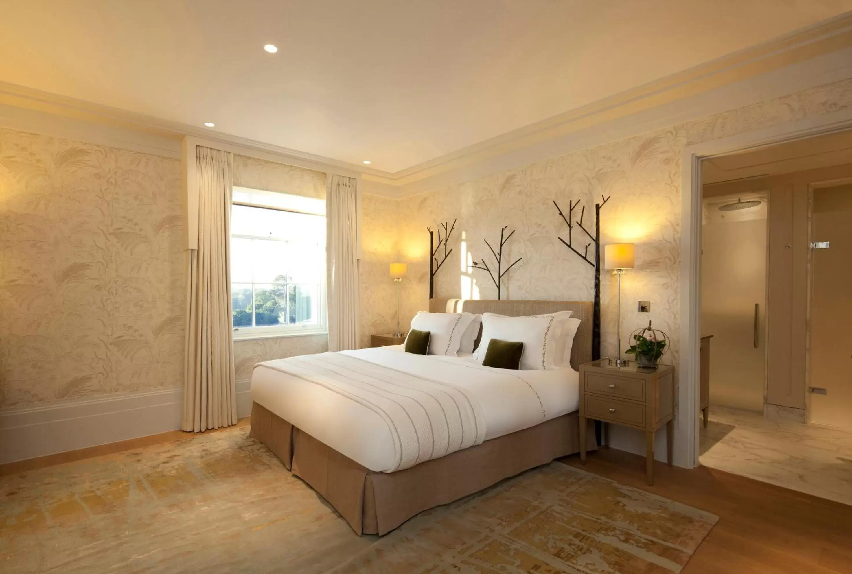 Bed in Coworth Park - Dorchester Collection